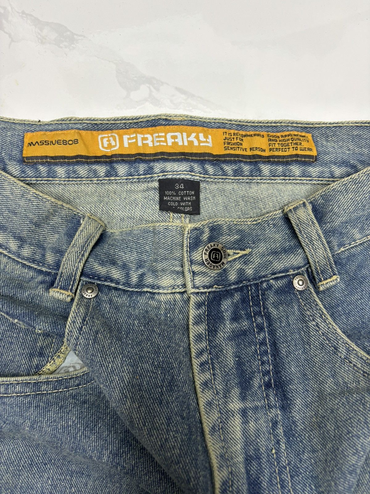 If Six Was Nine 🔥FREAKY MASSIVE LV MONOGRAM BAGGY JEANS HYPE Size US 34 / EU 50 - 10 Thumbnail