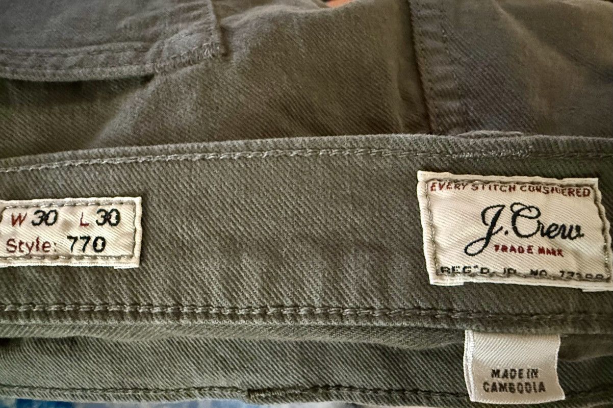 J.Crew J.Crew 770 Stretch Fit Chino Pants W30 L30 Grey Size US 30 / EU 46 - 5 Thumbnail