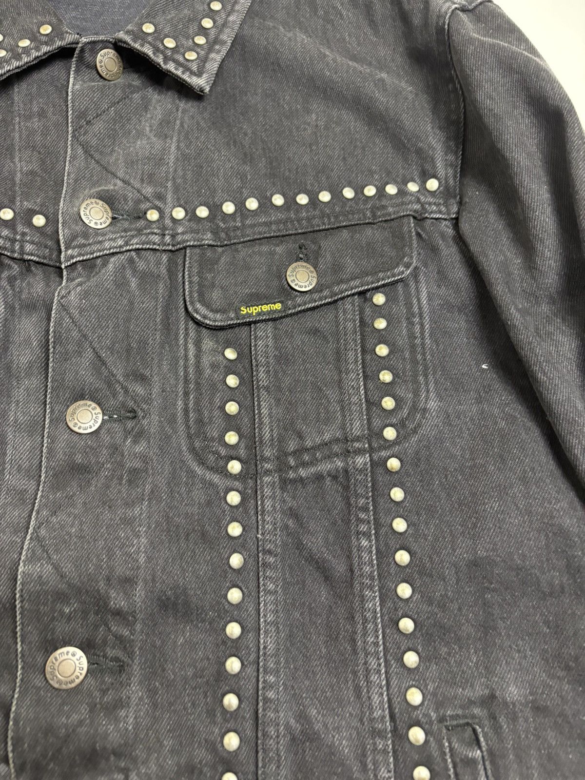 Supreme Supreme SS17 studded denim trucker jacket Size US XL / EU 56 / 4 - 3 Thumbnail