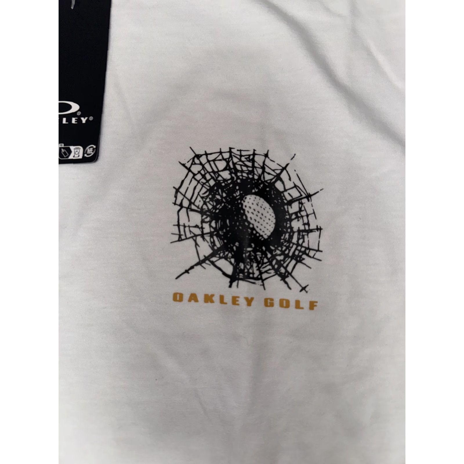 Oakley Oakley Golf Polo Shirt White M Men 22x27 Medium Polo Size US M / EU 48-50 / 2 - 2 Thumbnail