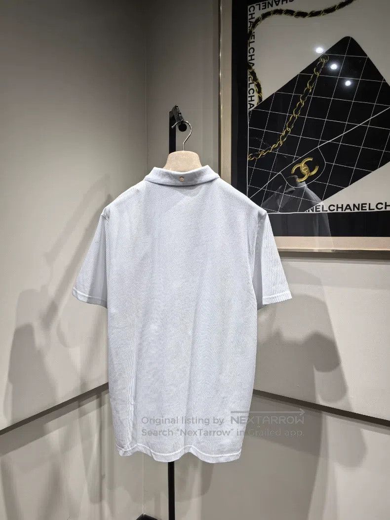 Givenchy Givenchy New Classic Gold Button Mens Short Sleeve Polo Size US L / EU 52-54 / 3 - 9 Thumbnail