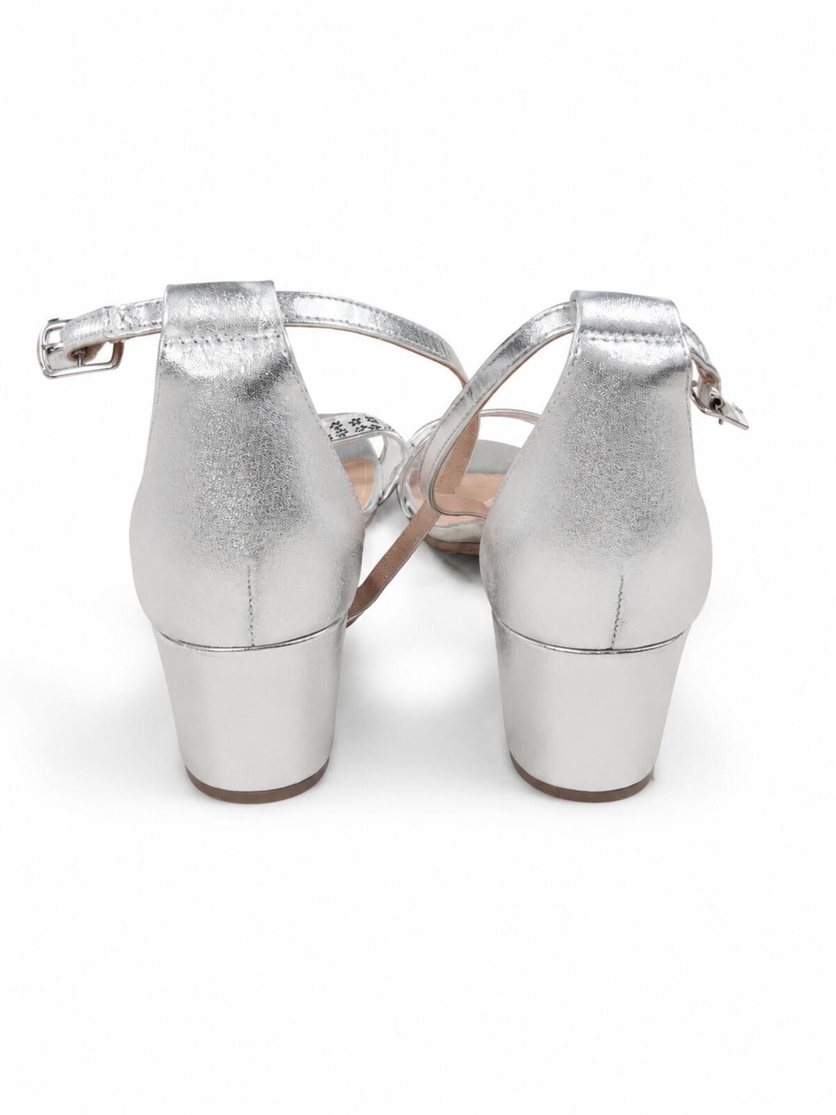 Steve Madden NEW $110 Steve Madden J-GARRSON Silver Heel Size 7 - C11 Size US 7 / IT 37 - 3 Thumbnail