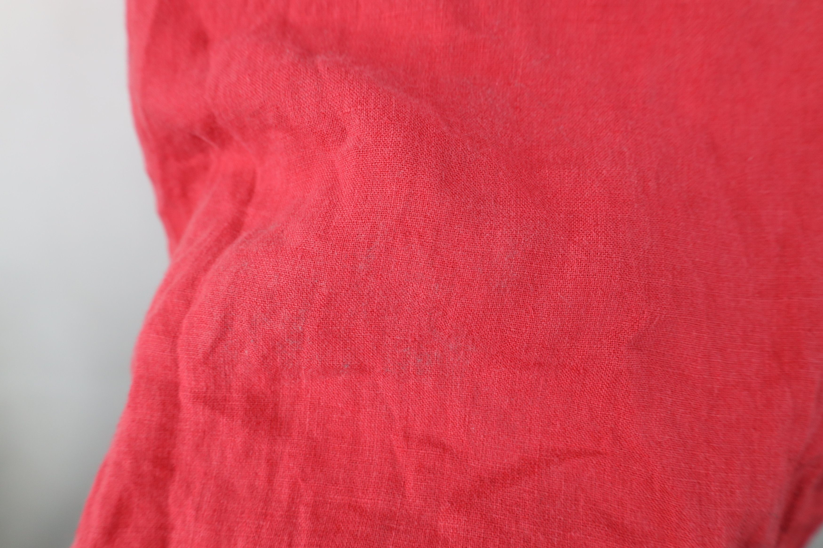 FLAX Flax Linen Blank Oversized Baggy Hoodie Tunic Pullover Red Size M / US 6-8 / IT 42-44 - 7 Thumbnail