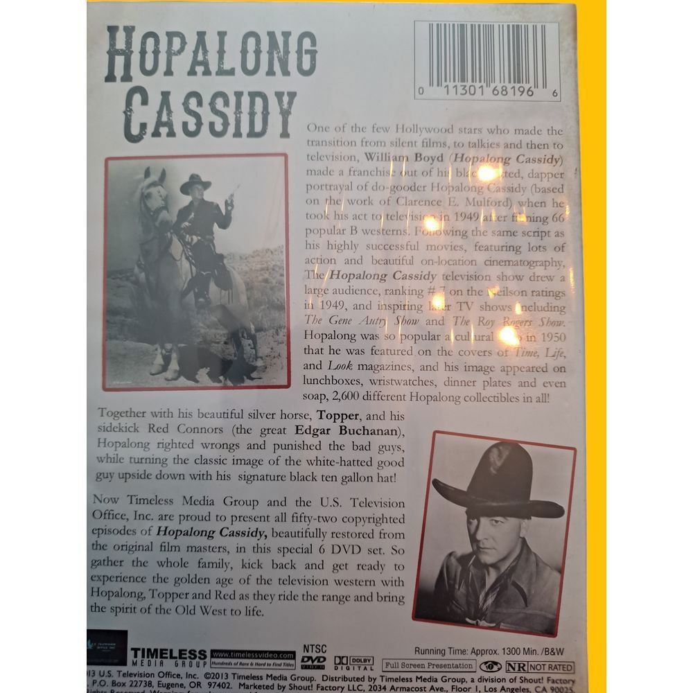 Other Hopalong Cassidy Complete TV Series DVD Set Western Classics Size ONE SIZE - 4 Thumbnail