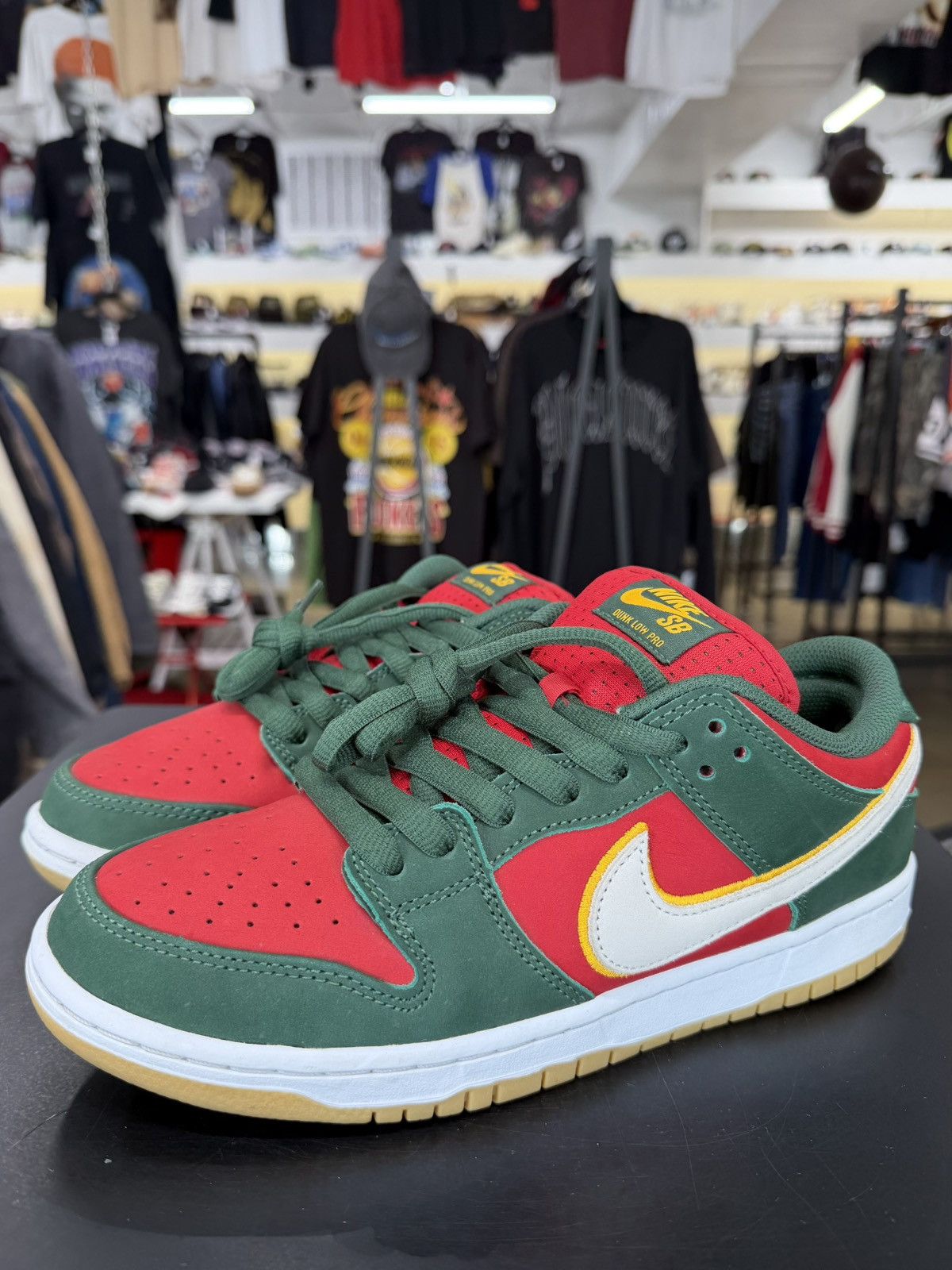 Nike Nike SB Dunk Low Seattle Supersoncis Size 8.5 (2024) Size US 8.5 / EU 41-42 - 1 Thumbnail