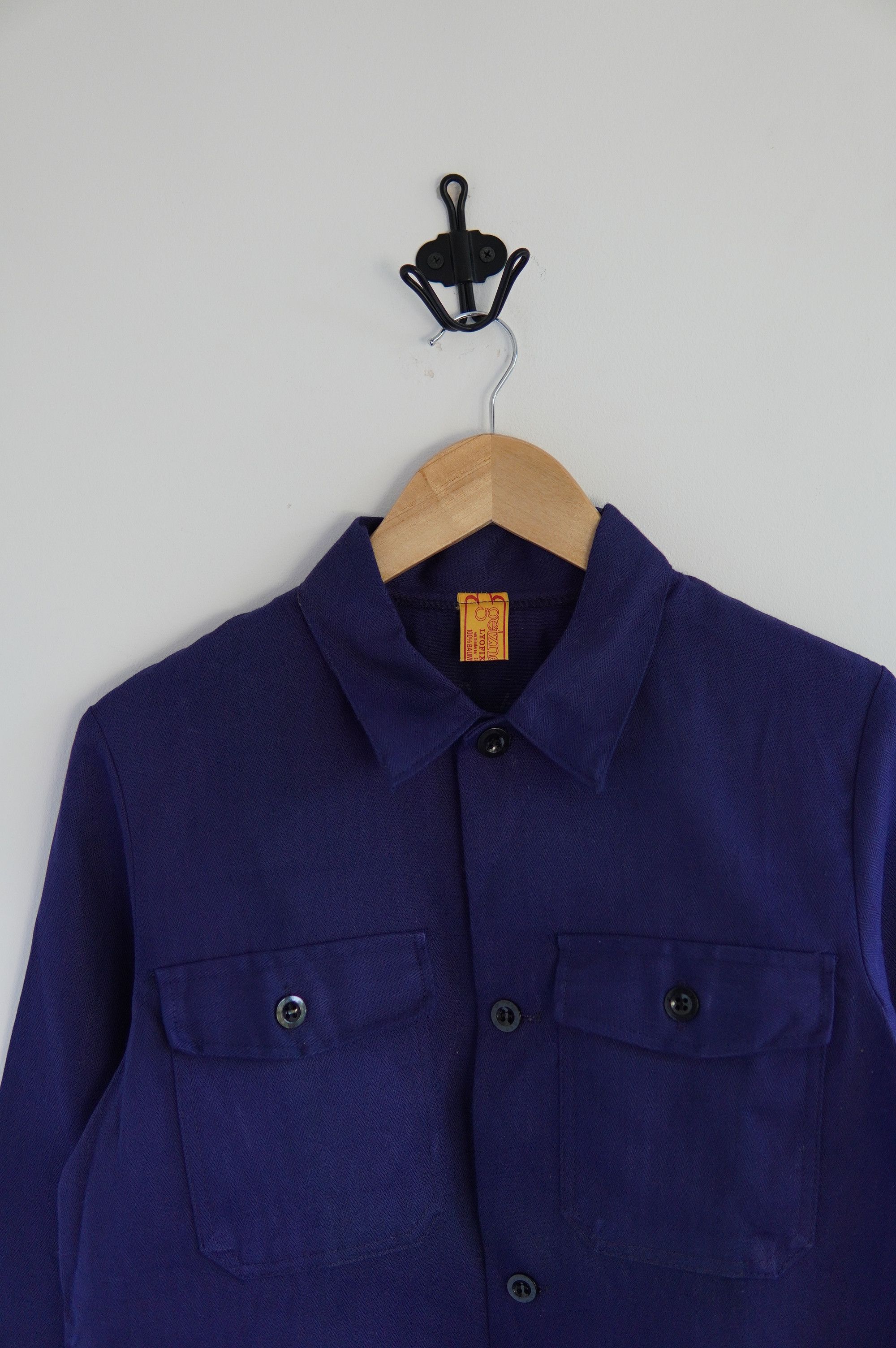 Le Laboureur Vintage Deadstock Chore French Worker Jacket Size US S / EU 44-46 / 1 - 2 Thumbnail
