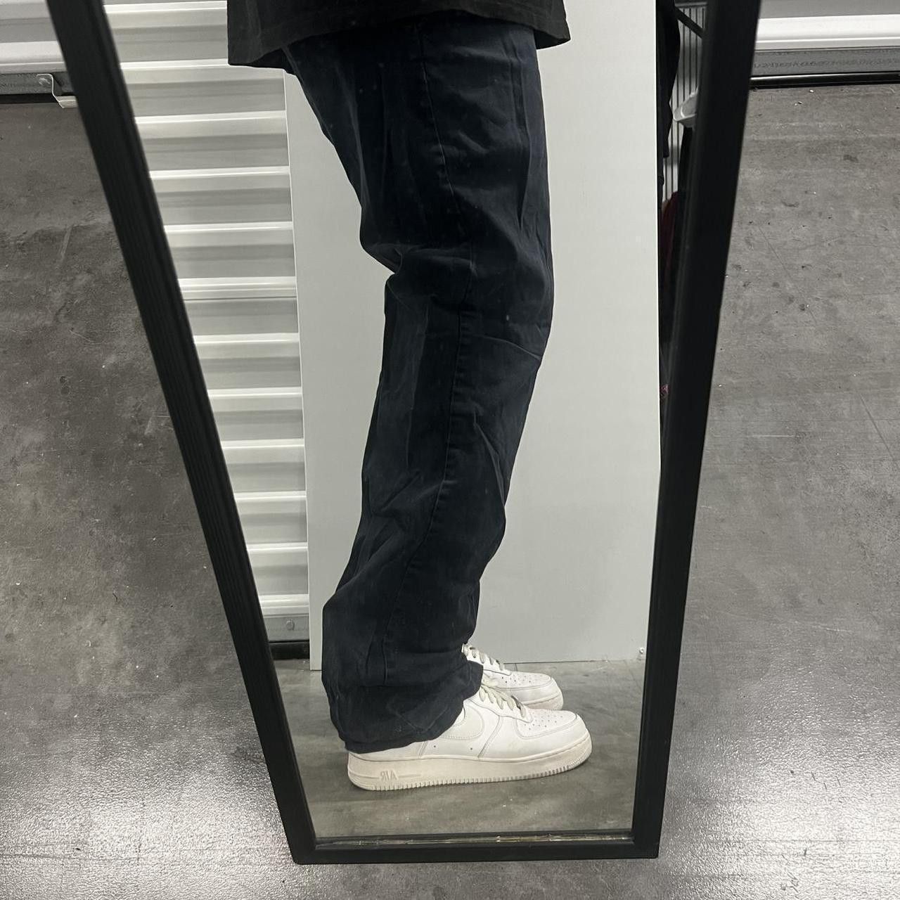 Vintage Crazy Vintage Y2K/2000s Baggy Ultimate Loose Black Trousers Pants! Size US 34 / EU 50 - 2 Thumbnail