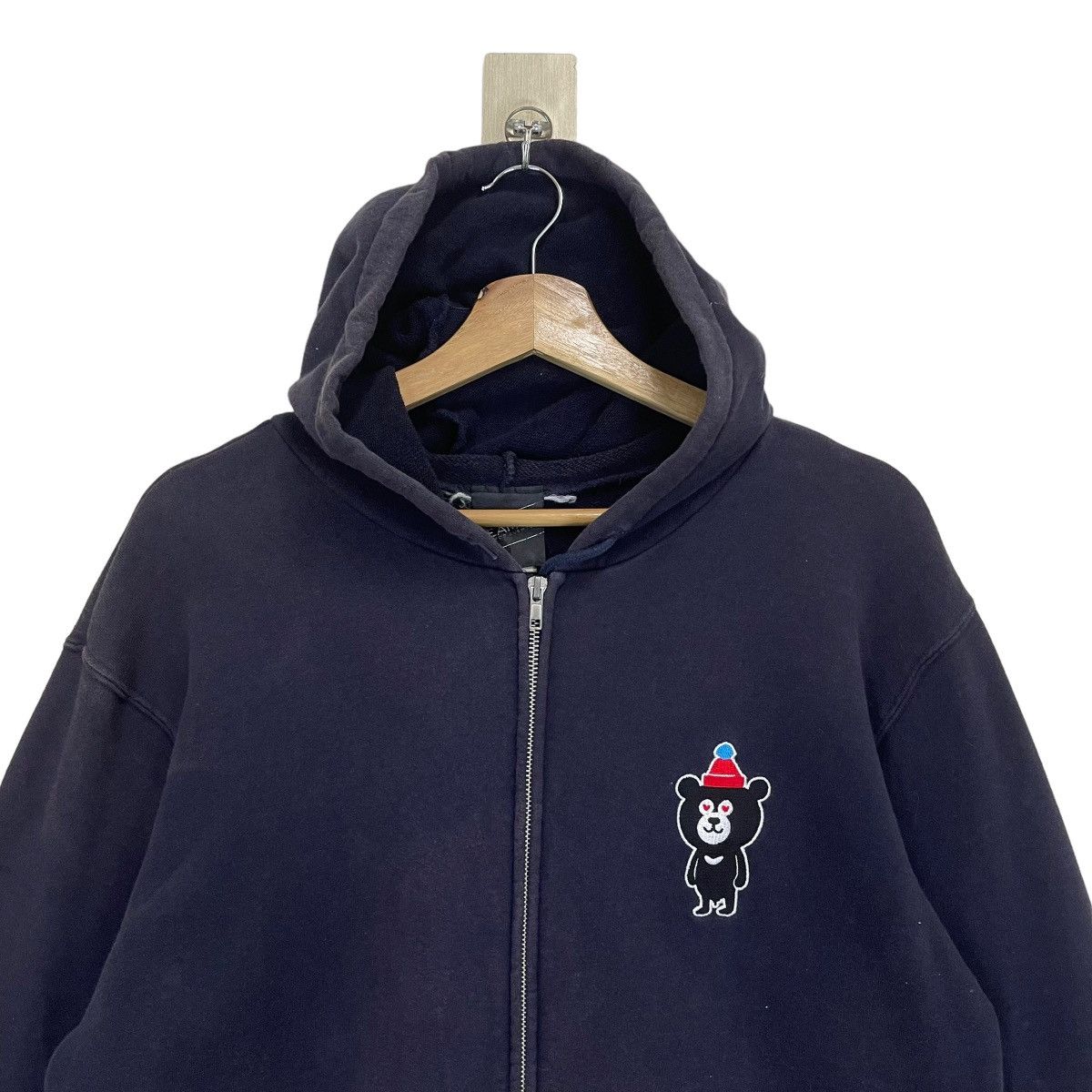 Beams Plus Beams Plus Bear Made In Japan Zipper Hoodie Size M Size US M / EU 48-50 / 2 - 6 Thumbnail