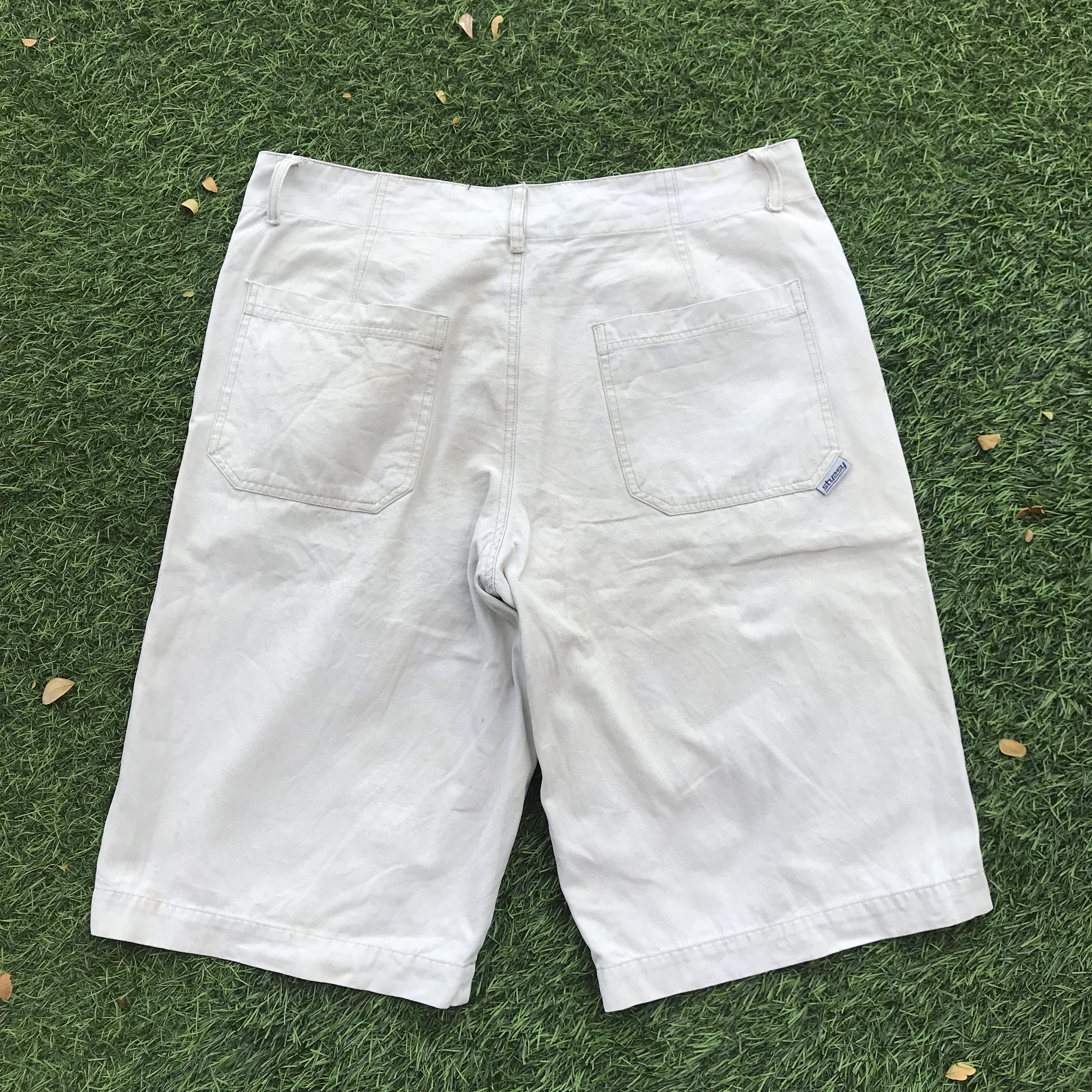 Stussy Vintage 90s Stussy ankle Short Pants in khakis beige brown Size US 34 / EU 50 - 13 Thumbnail