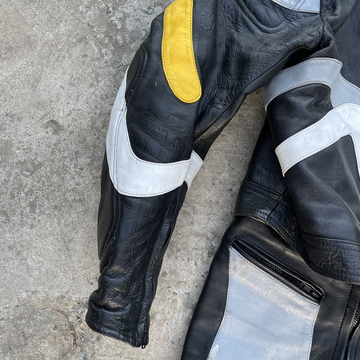 Other Vintage Moto Leather Suit 58 Size Pants + Jacket 90s Y2K Size US M / EU 48-50 / 2 - 5 Thumbnail