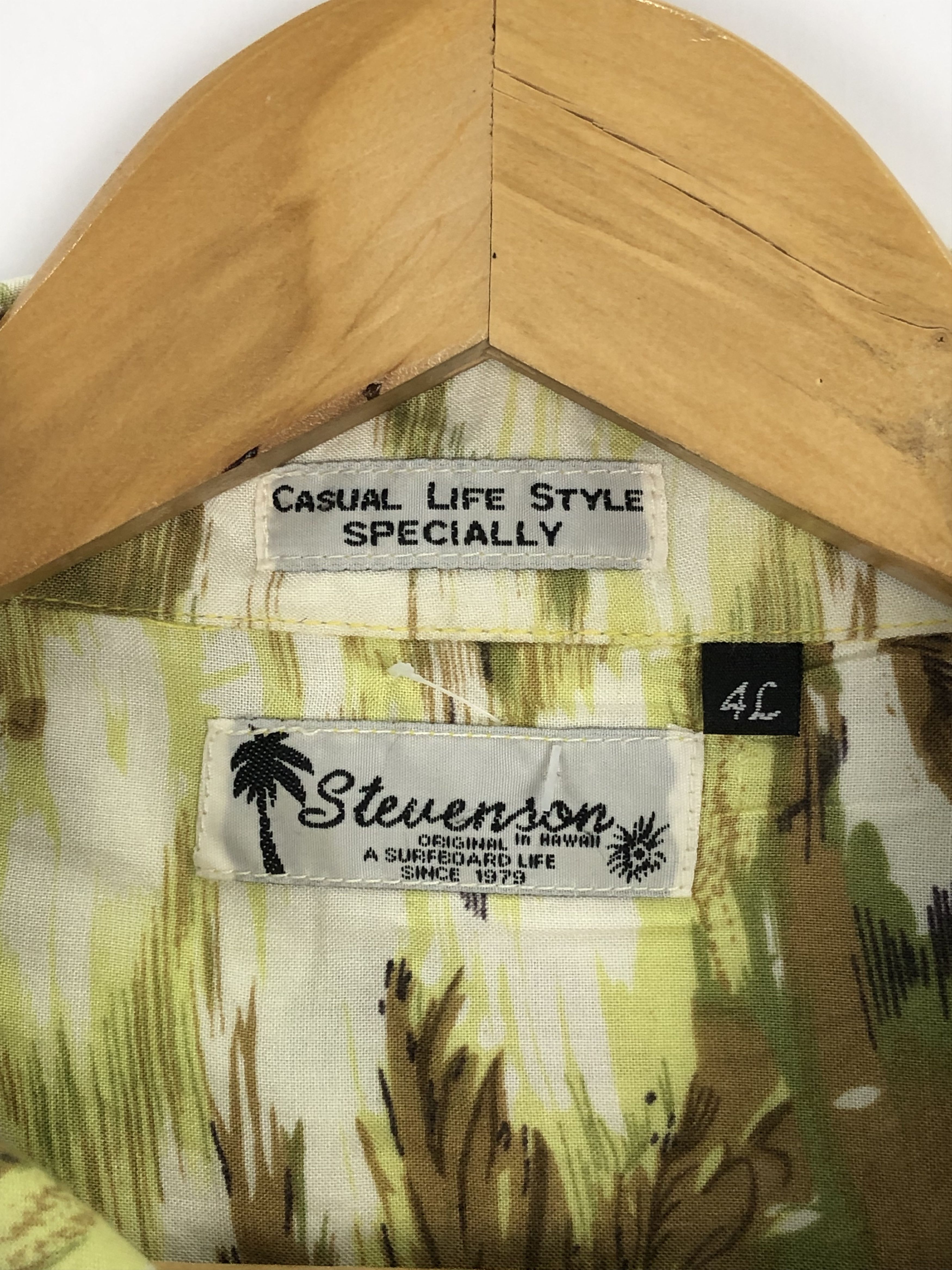 Vintage Vintage Hawaiian Shirt Trees Village Motive TA0005 Size US XXL / EU 58 / 5 - 5 Thumbnail