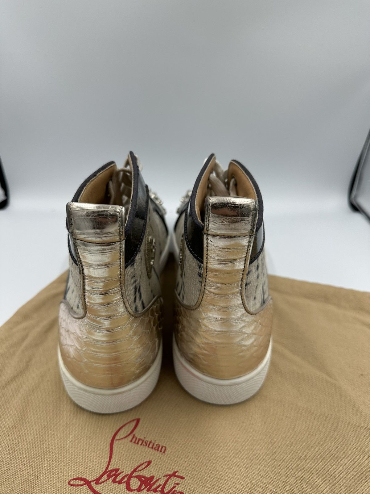 Christian Louboutin Christian Louboutin High Top Sneakers Size US 13 / EU 46 - 12 Thumbnail