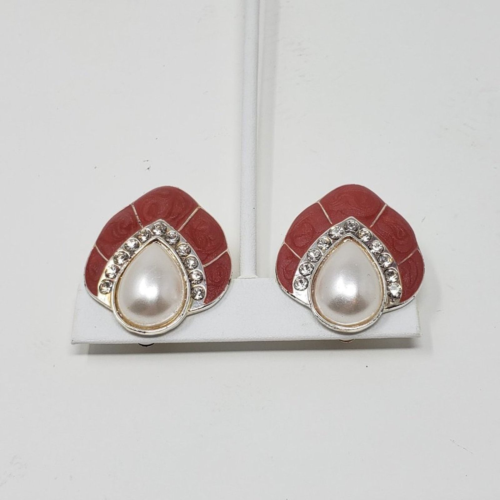 Other Faux Pearl & Enamel Layered Necklace Set Size ONE SIZE - 3 Thumbnail