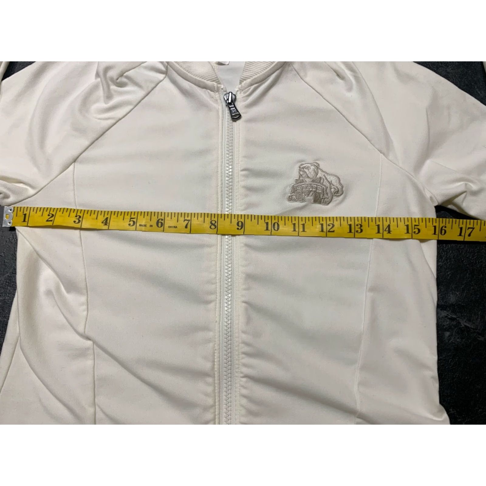 Under Armour Under Armour Women's Fitted Storm Jacket Small Cream Activewear Wind-Resistant MSU Size S / US 4 / IT 40 - 7 Thumbnail
