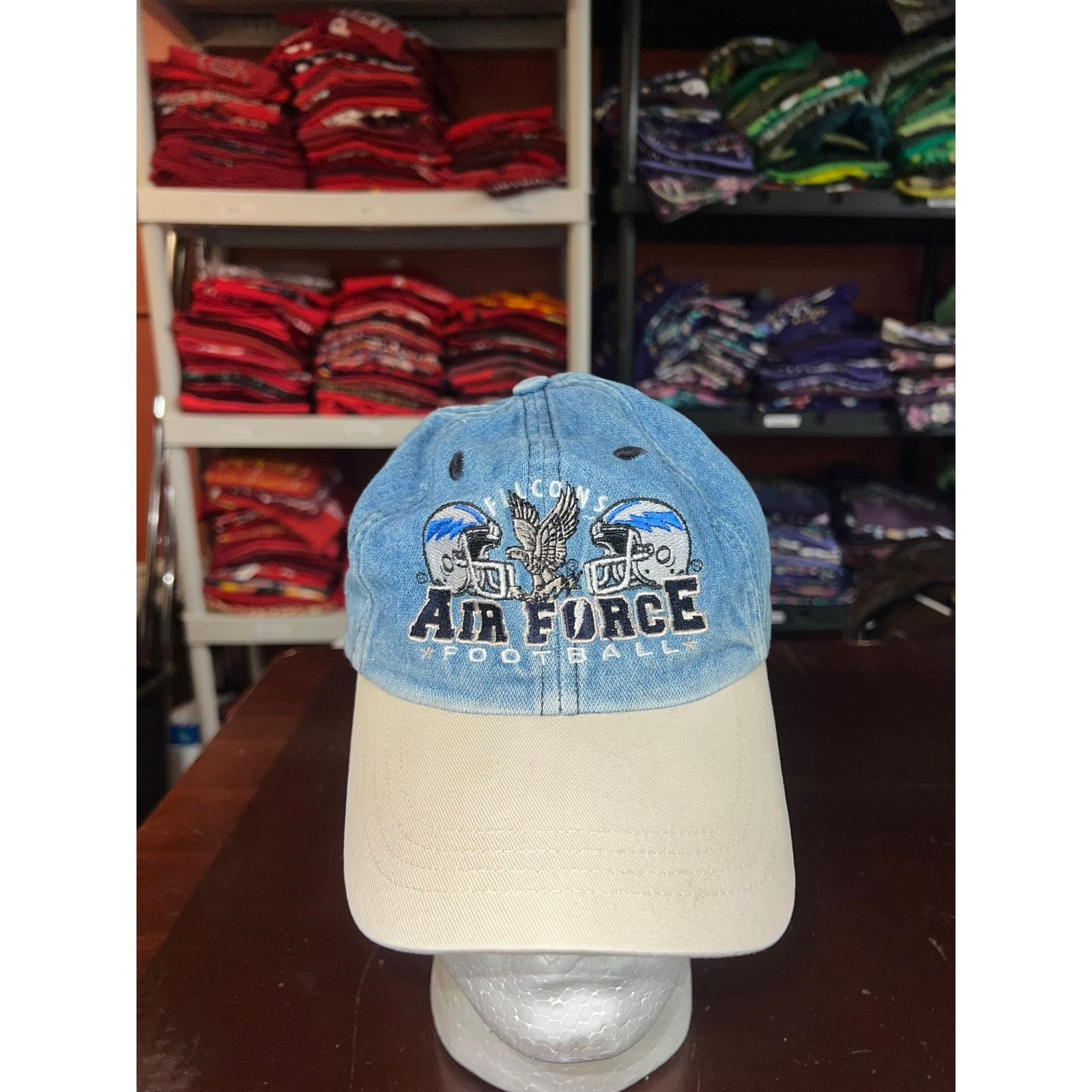 Gear for Sports Gear For Sports Air Force Falcons Hat Football Cap Denim Size ONE SIZE - 1 Thumbnail