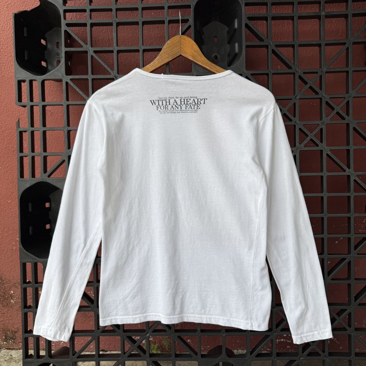 Japanese Brand Vintage Y2K Graphic Tee Continue Wording Nature Size M / US 6-8 / IT 42-44 - 3 Thumbnail