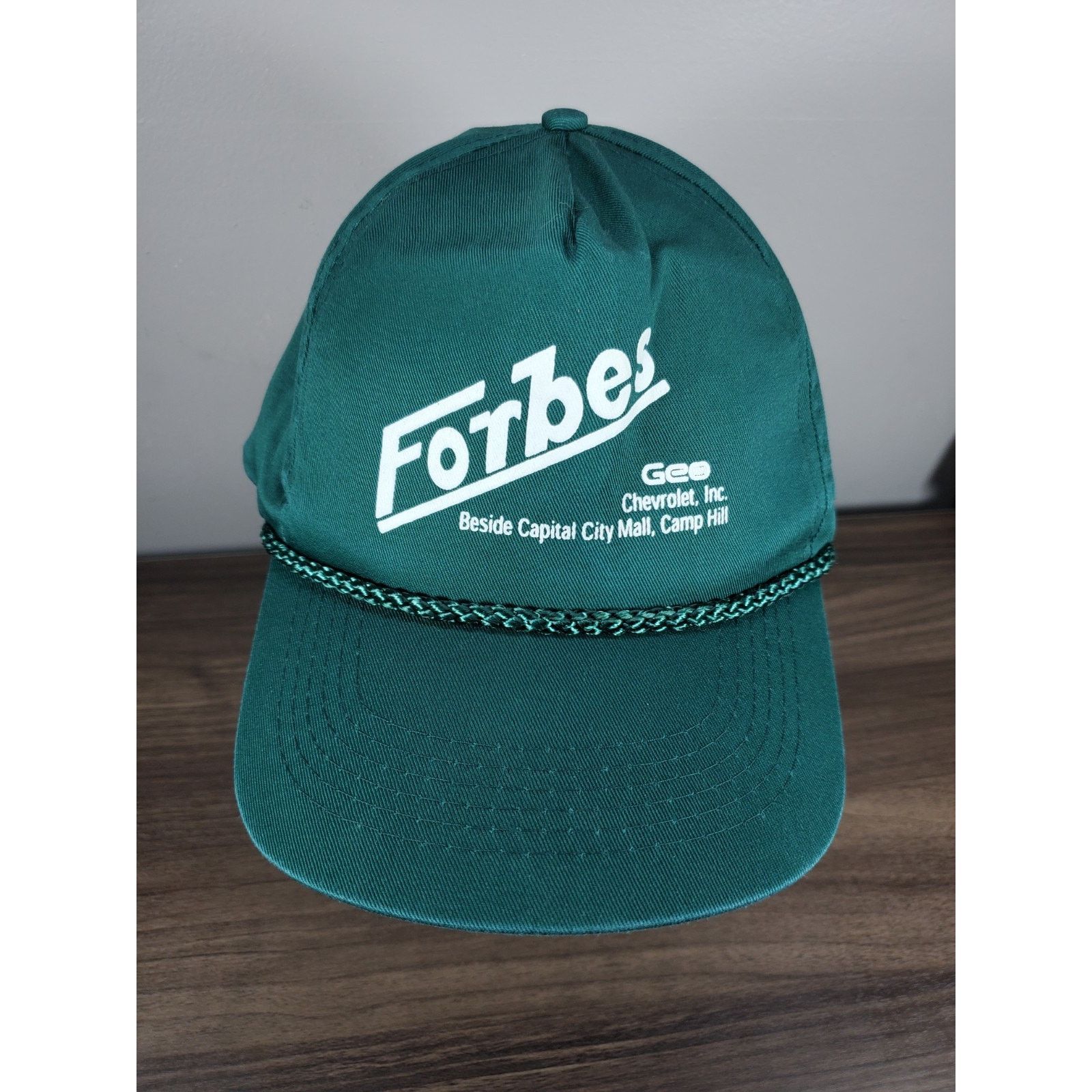 Chevrolet × Vintage 1990s Car Dealership Snapback Cap Hat FORBES Chevrolet Geo Size ONE SIZE - 2 Thumbnail