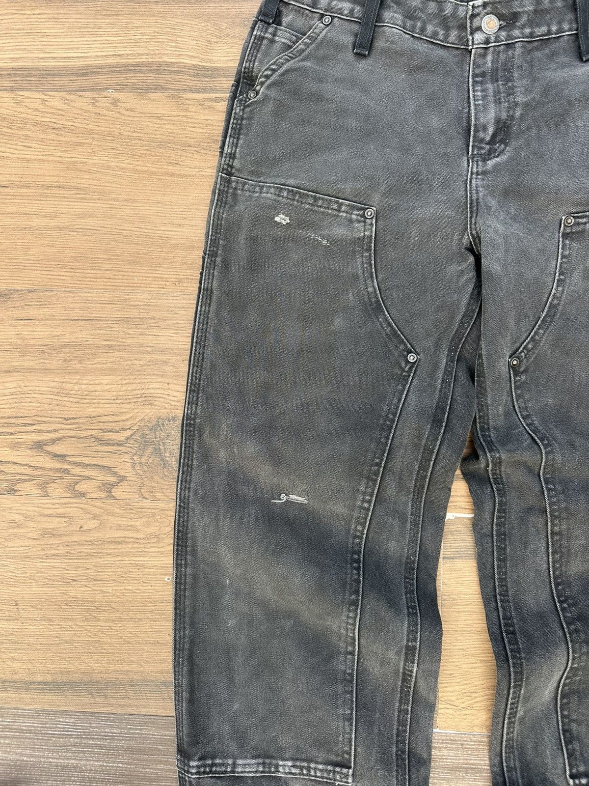 Carhartt Carhartt BLK Double Knee Heavy fade 🖤 Size US 31 - 4 Thumbnail