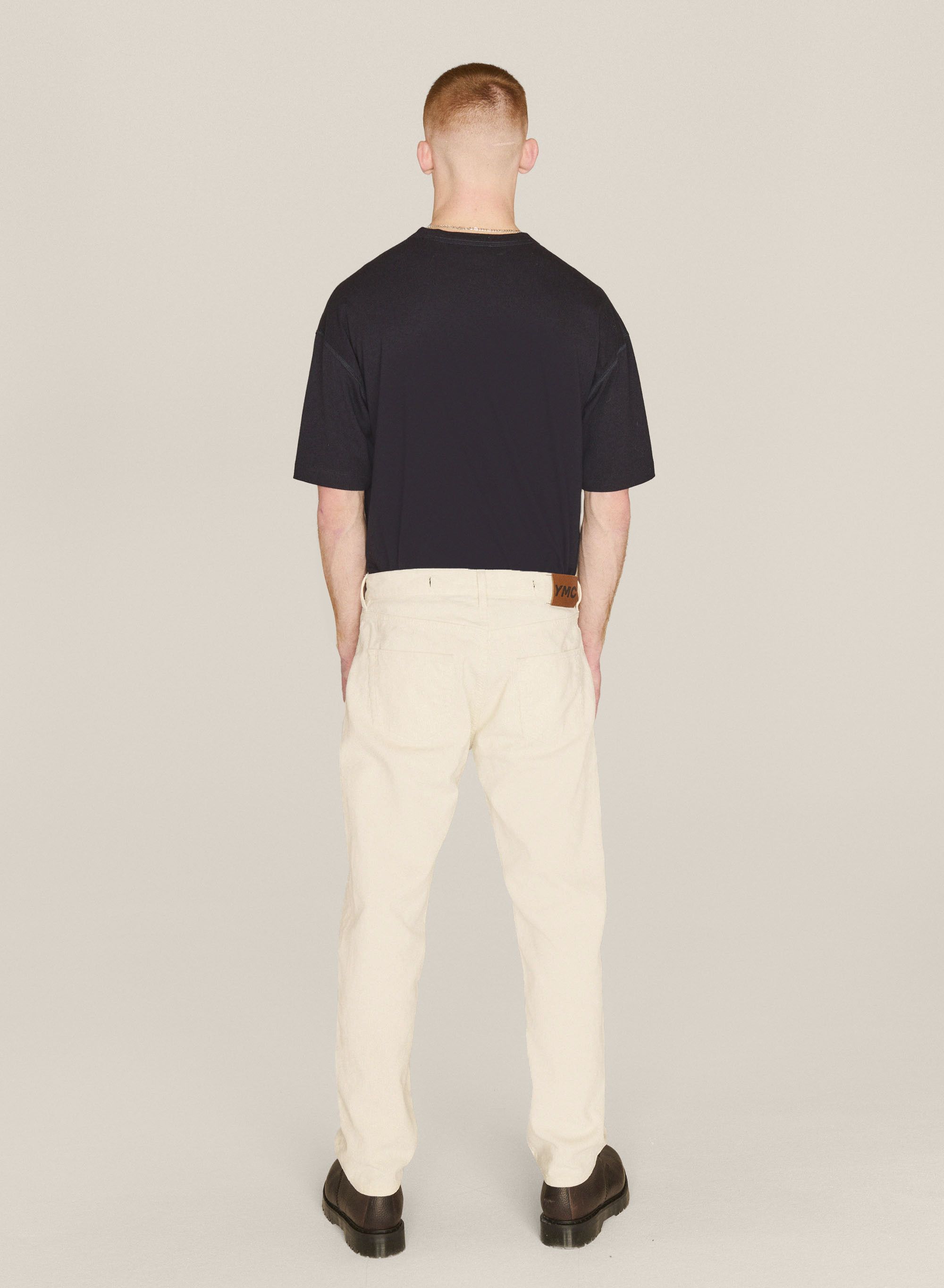 YMC Tearaway Corduroy Trouser - Ecru Size US 32 / EU 48 - 2 Thumbnail