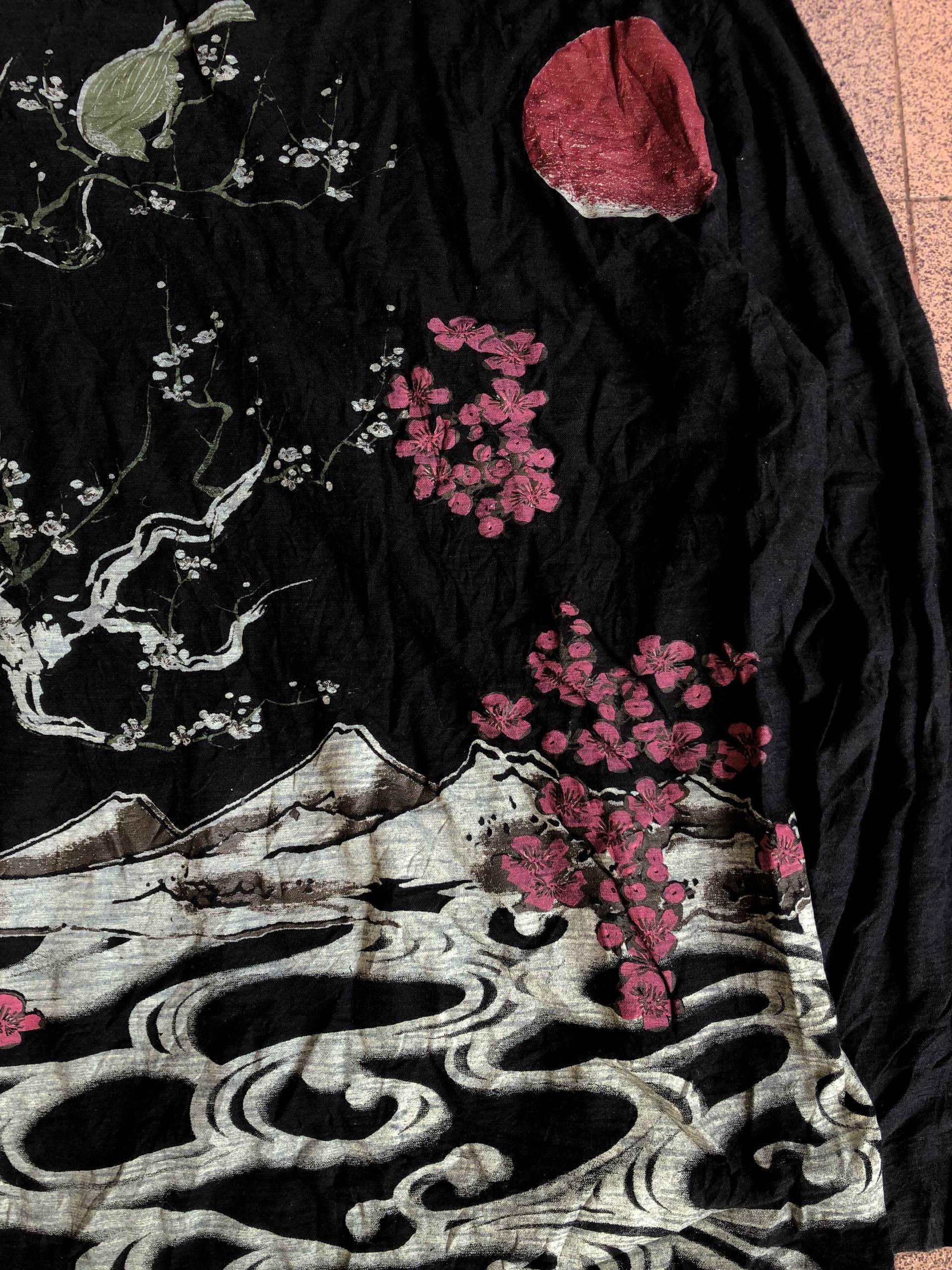 If Six Was Nine Mindgames sukajan floral longsleeve Size US XL / EU 56 / 4 - 8 Thumbnail