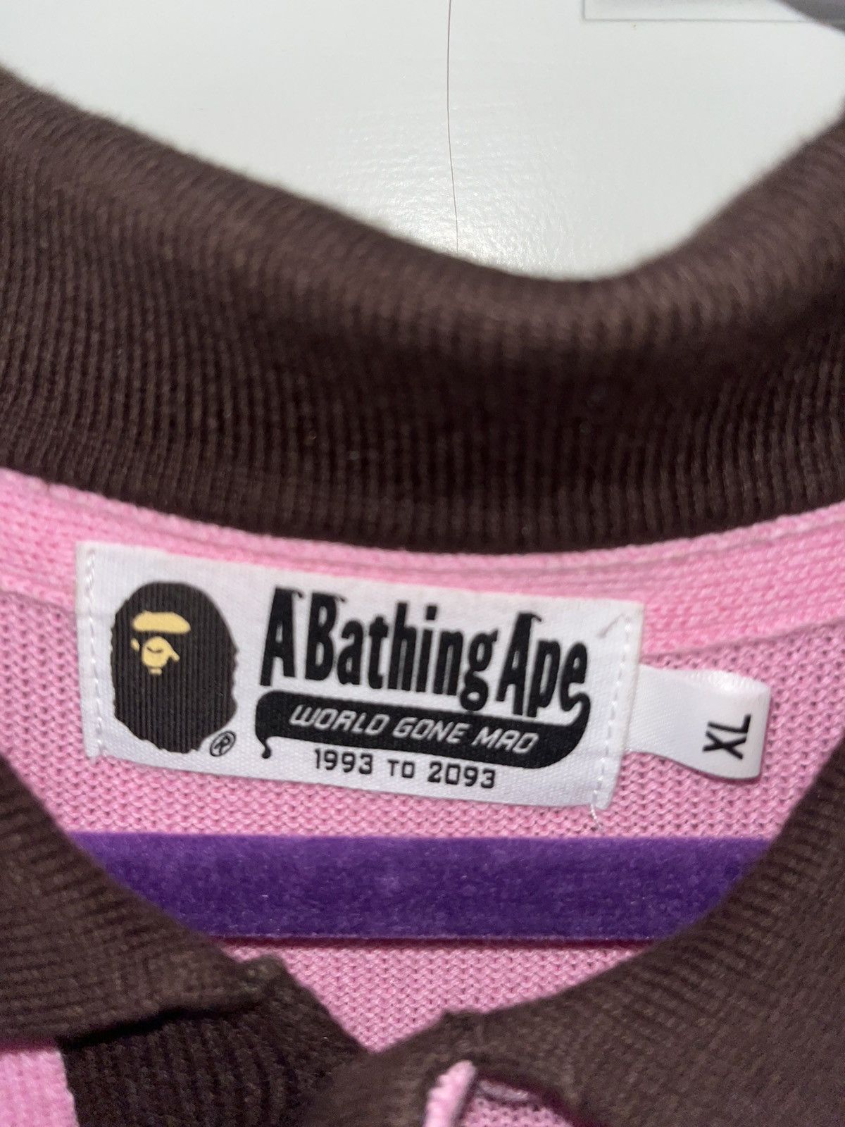 Bape Long sleeve polo bape rugby shirt Size US XL / EU 56 / 4 - 3 Thumbnail