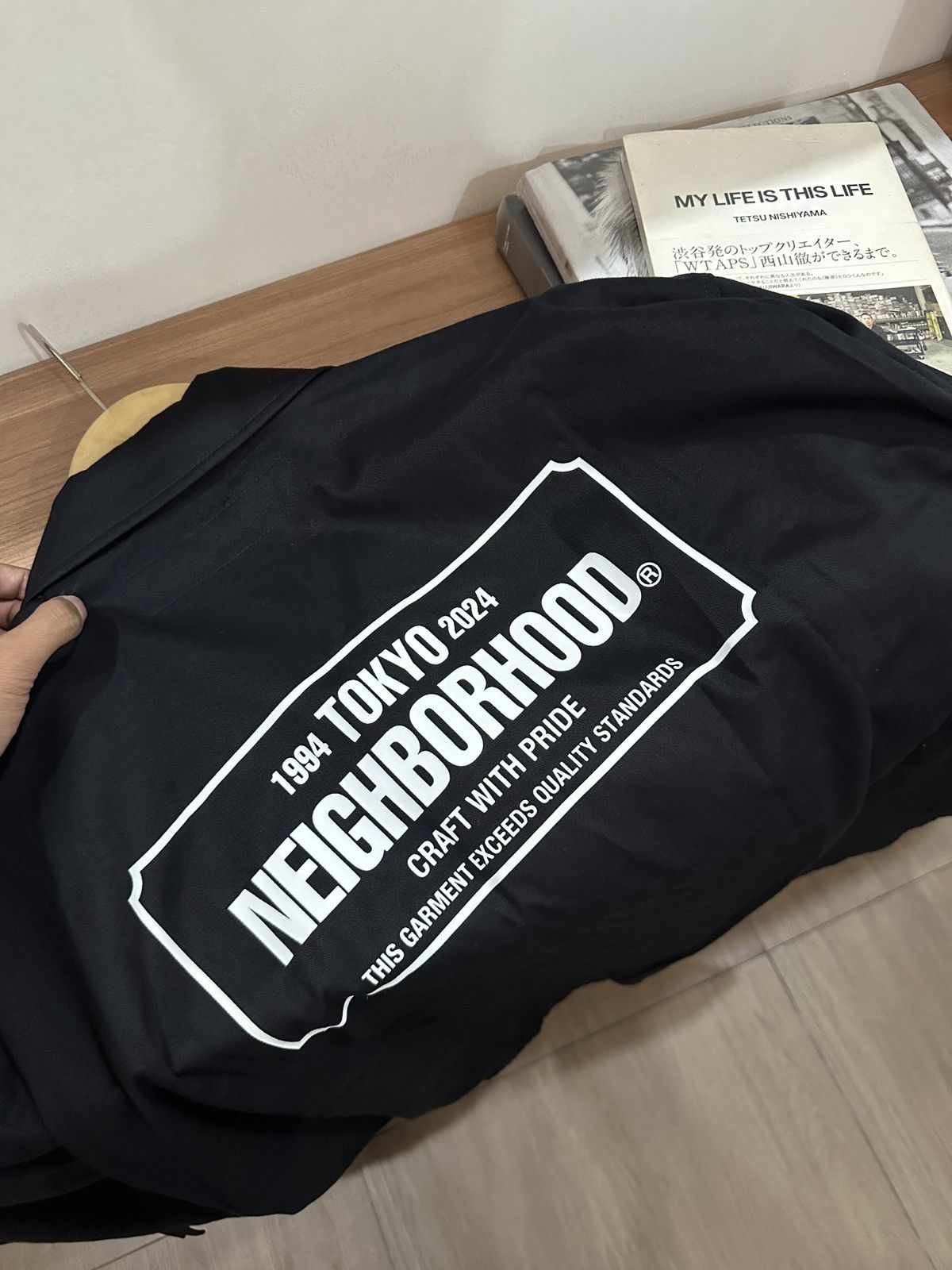 Neighborhood Neighborhood Zip work jacket - 2024 "Black" XL Size US XL / EU 56 / 4 - 10 Thumbnail
