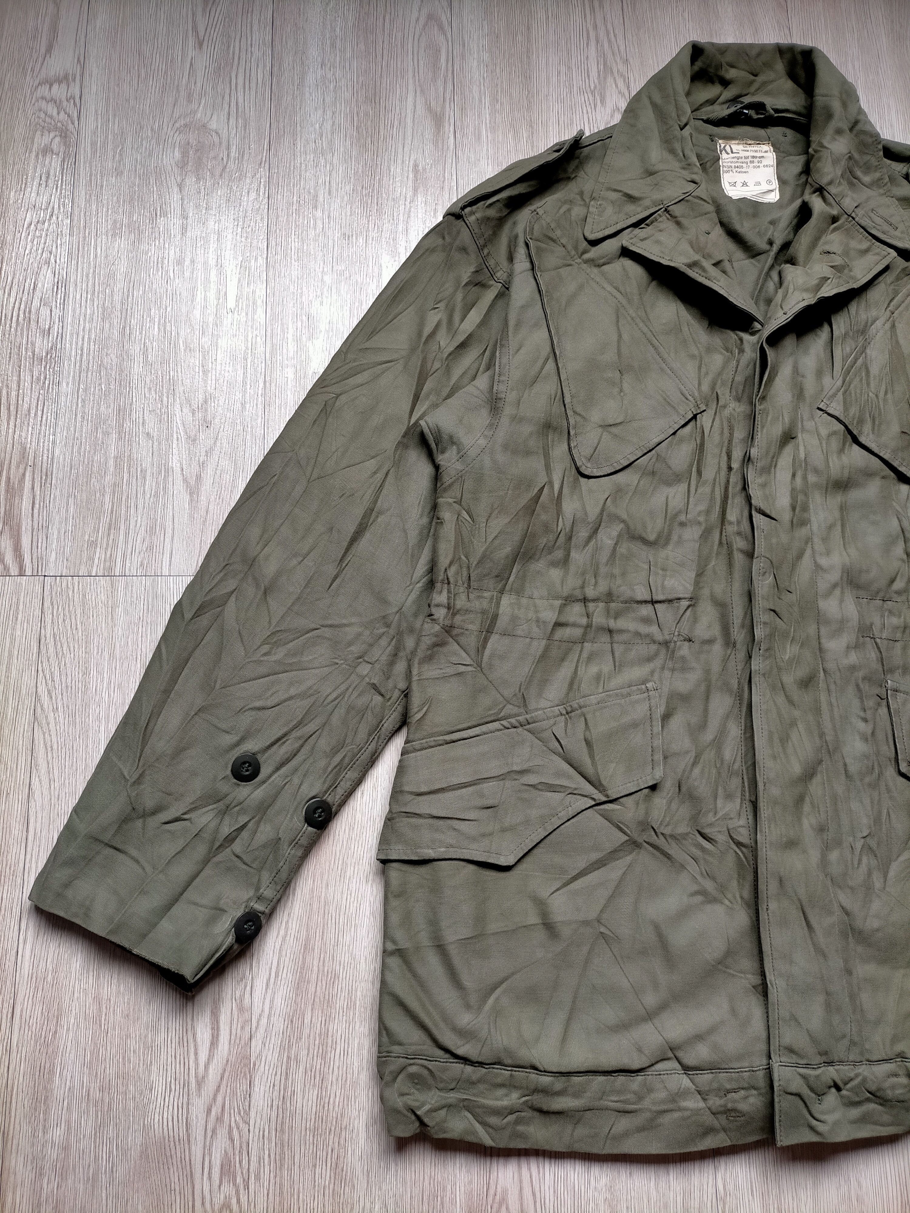 Army Of Me Vtg 80s KL Senyntex Military Army Olive Green Winter Jacket Size US L / EU 52-54 / 3 - 3 Thumbnail