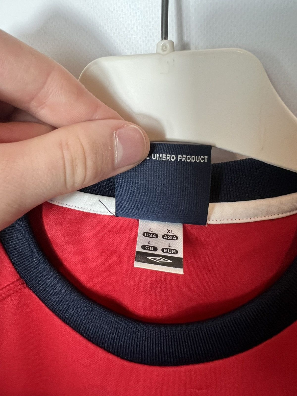 Umbro Vintage sportswear 08-09 Umbro England Soccer Football Tee Size US L / EU 52-54 / 3 - 5 Thumbnail