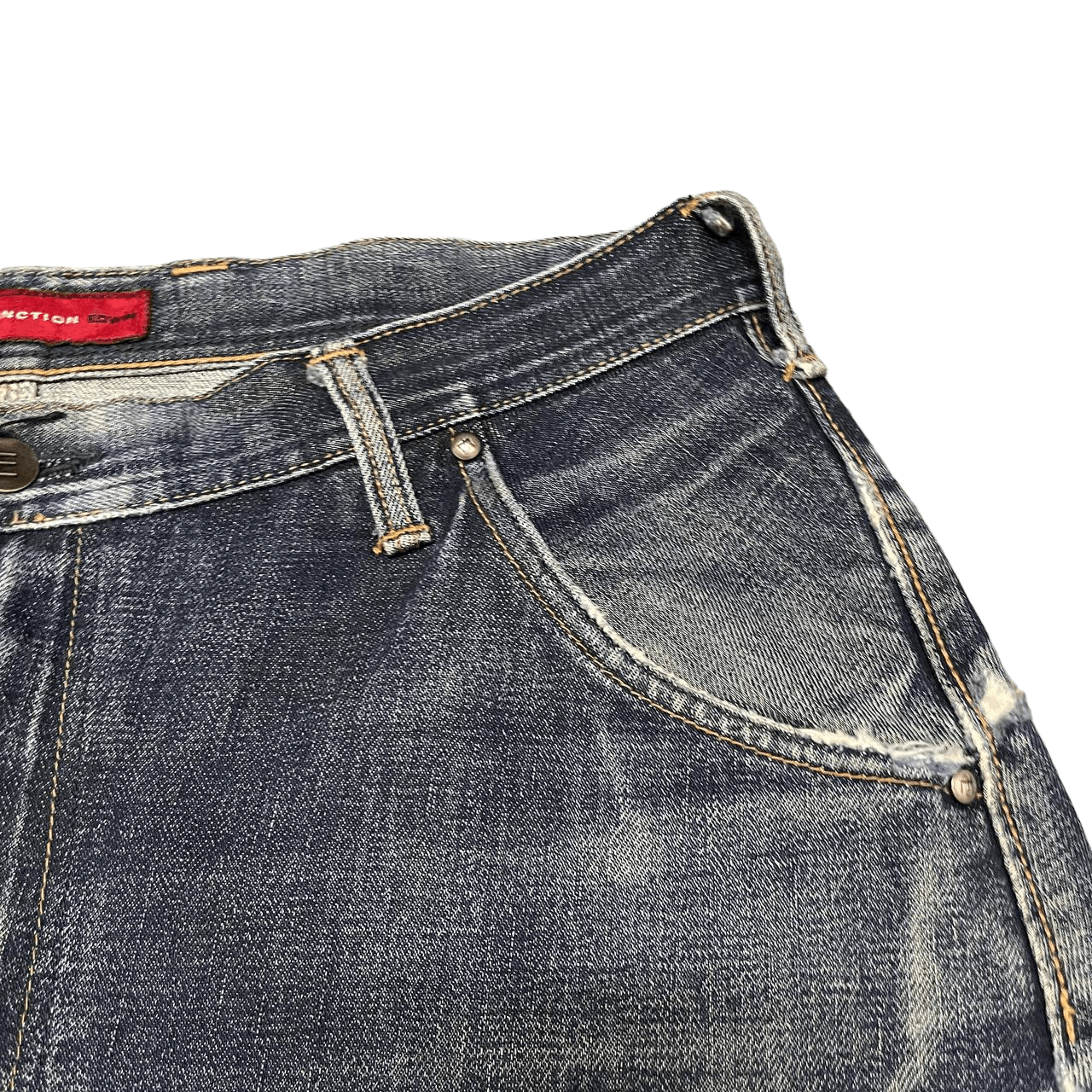 Edwin Vintage Edwin E Function Thrashed Denim Jeans Size US 34 / EU 50 - 6 Thumbnail