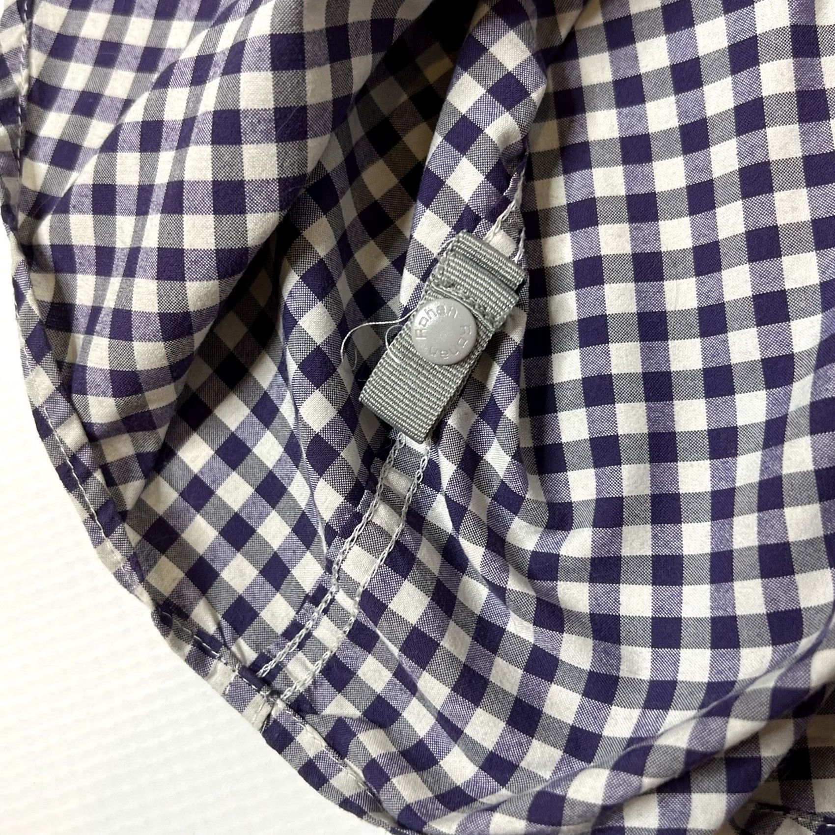 Vintage Rohan Worldview Shirt Gingham Check Purple Wicking Lightweight Mens XL Size Button-Up Shirt Size US XL / EU 56 / 4 - 3 Thumbnail