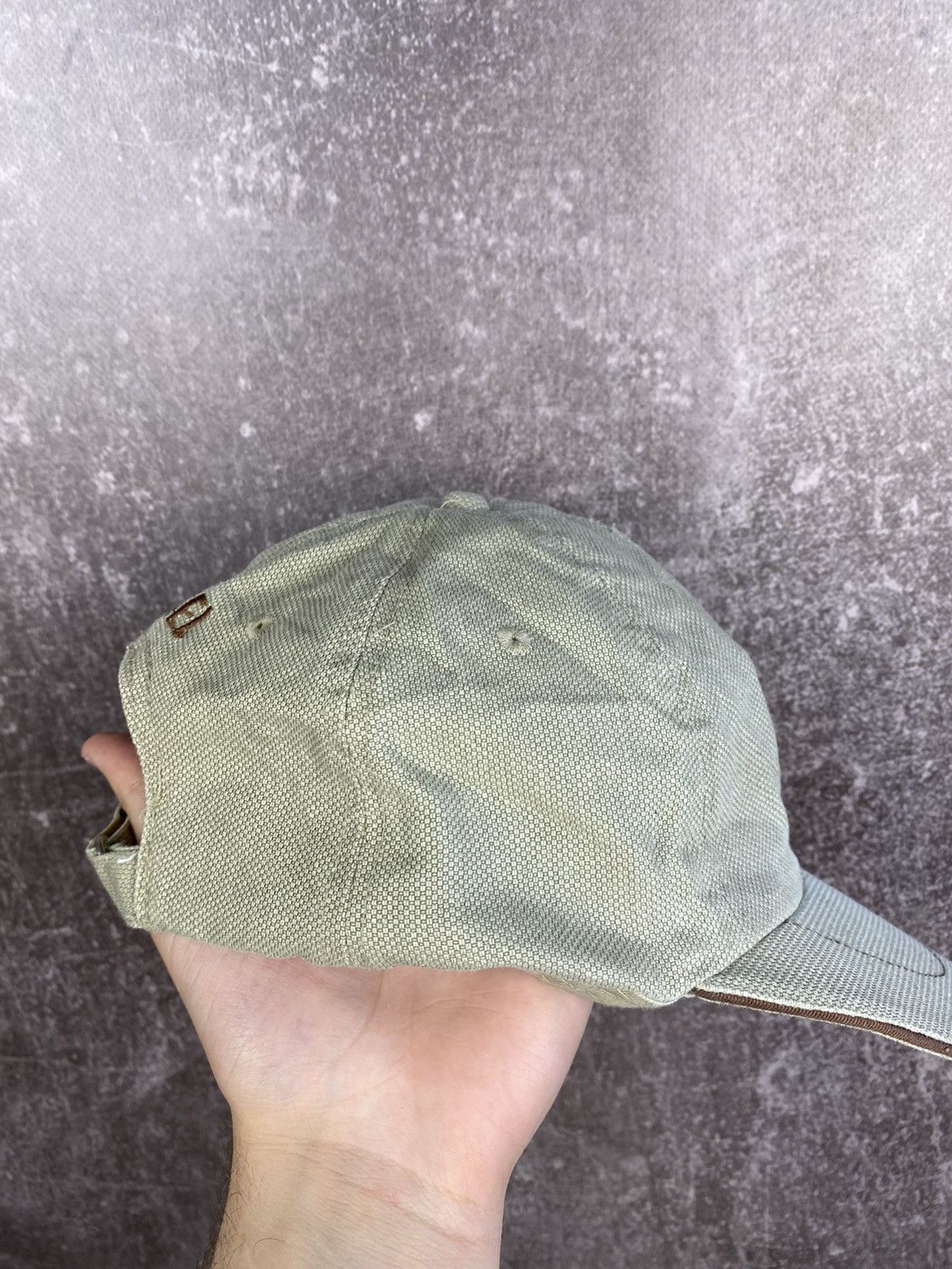 Diesel × Vintage Vintage Y2K Faded Distressed Diesel Denim Cap Hat Big Logo Size ONE SIZE - 4 Thumbnail