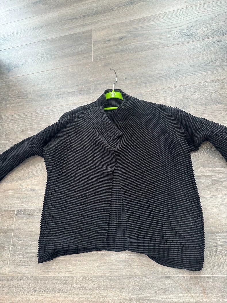 Issey Miyake Issey Miyake size:2 Black pleated cardigan Size M / US 6-8 / IT 42-44 - 6 Thumbnail