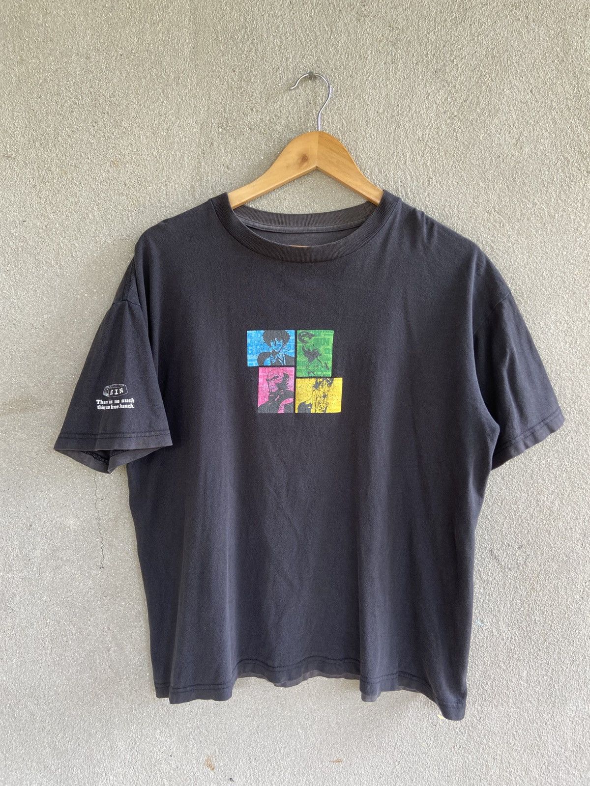 Vintage Thrashed Faded Vintage Cowboy Bebop t shirt Size US L / EU 52-54 / 3 - 1 Thumbnail