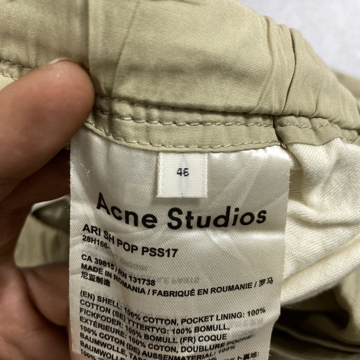 Acne Studios Acne Studios Ari Pop Short Size 36" / US 14 / IT 50 - 5 Thumbnail