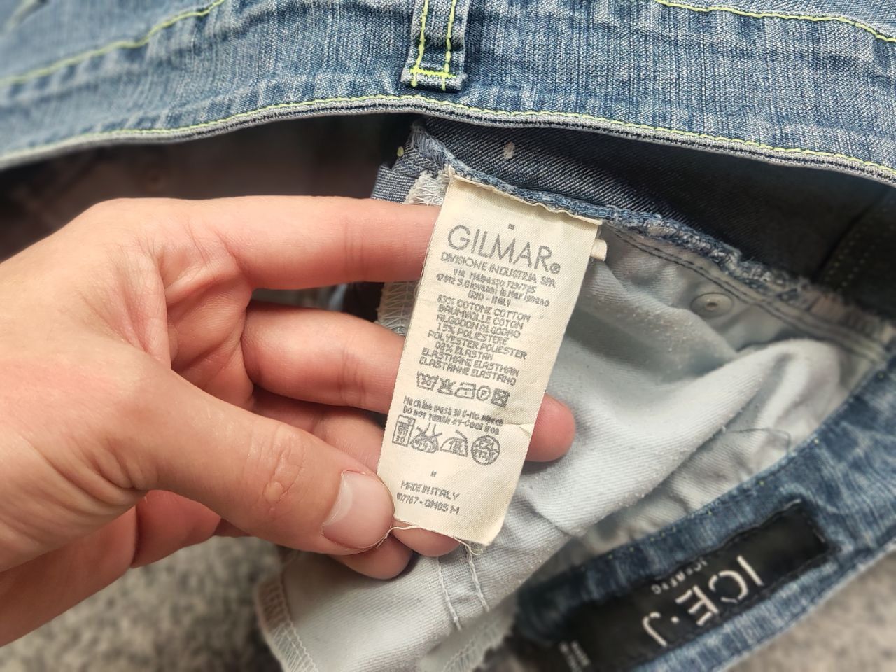 Iceberg Vintage 90's Iceberg Ice J Logo Blue Denim Jeans Size US 30 / EU 46 - 14 Thumbnail