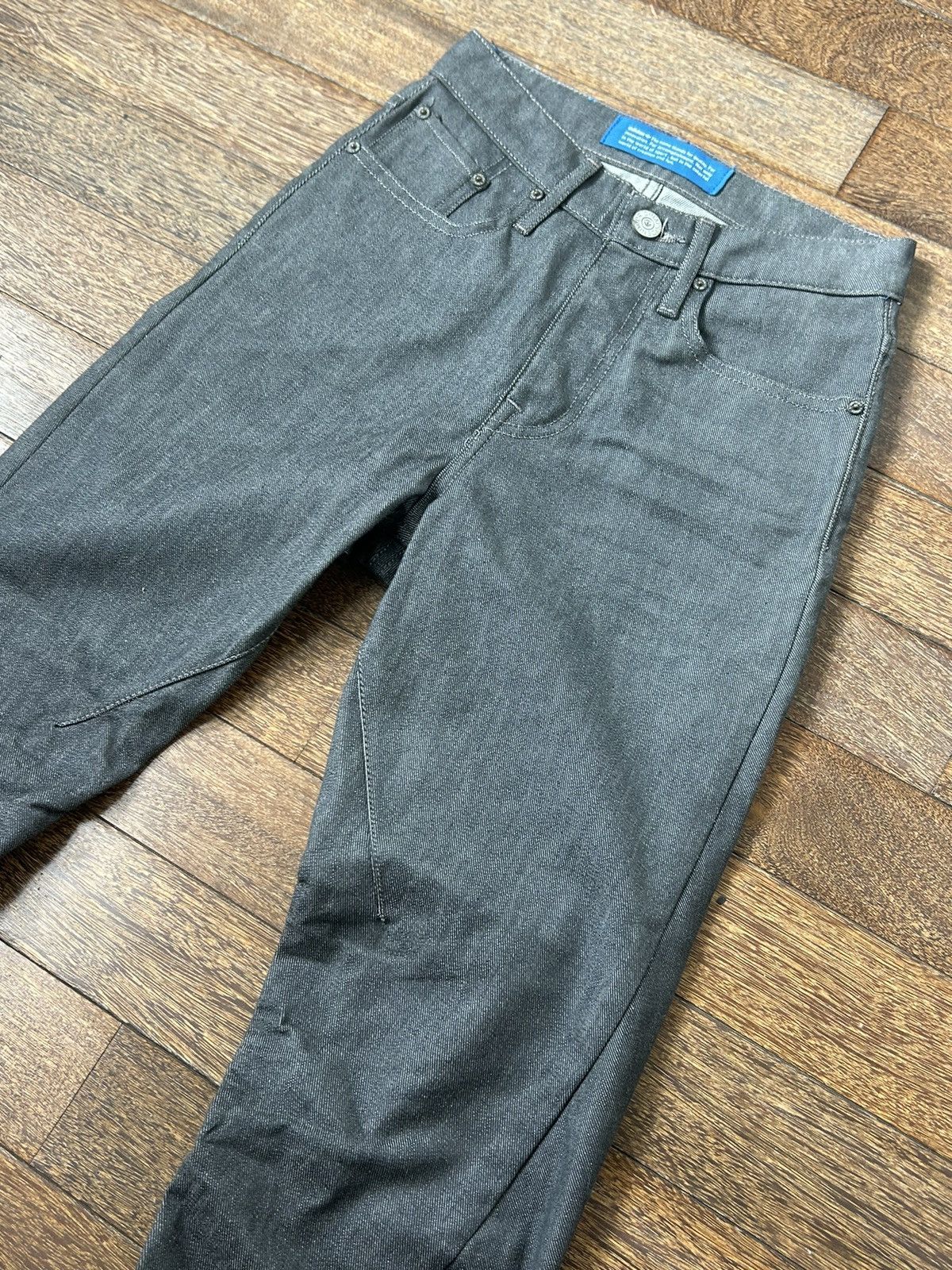 Adidas × Designer × Yeezy Adidas Original Barrel Leg Denim Pants Size US 26 / EU 42 - 5 Thumbnail