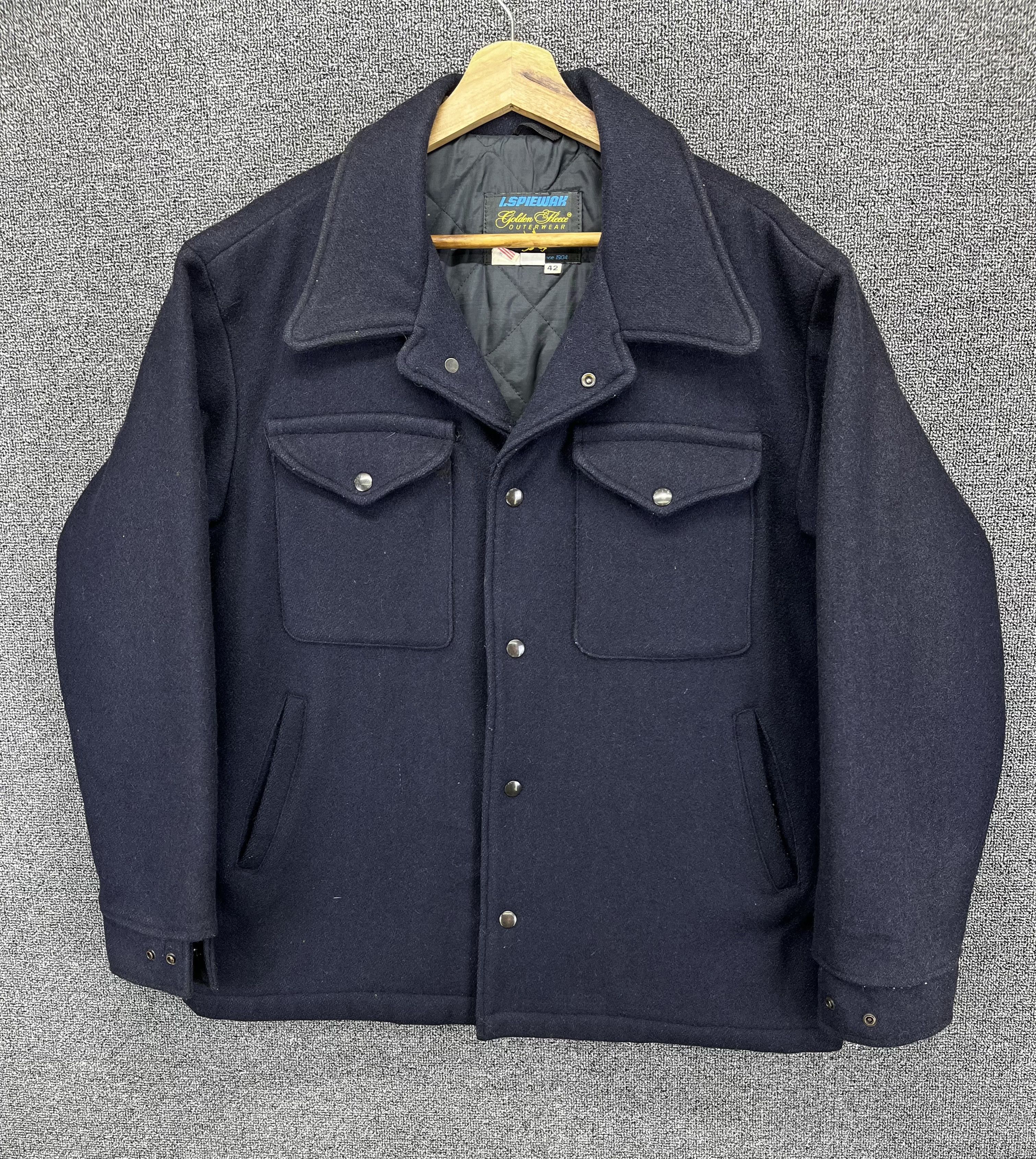I. Spiewak And Sons Vintage I. Spiewak And Sons Rare Button Up Wool Jacket Size US M / EU 48-50 / 2 - 1 Thumbnail