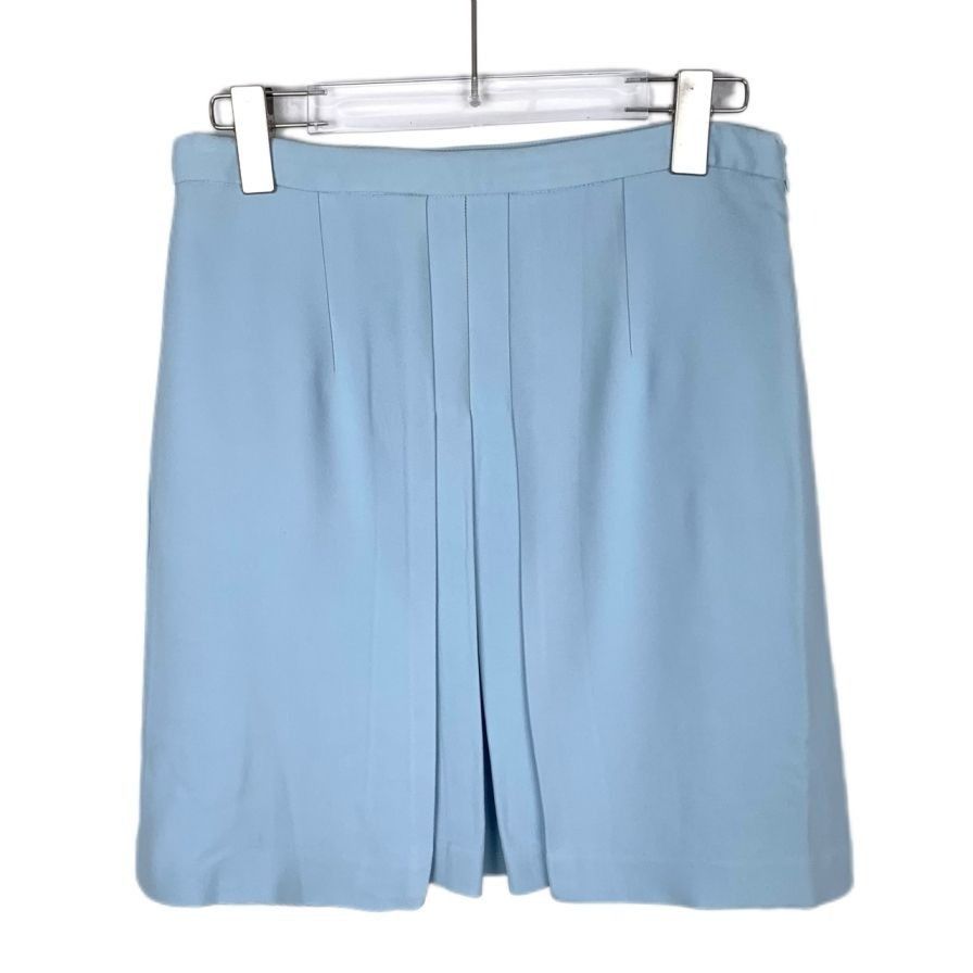 Miu Miu MiuMiu Blue Pleated Skirt-Hugging Mini Dress, 42 Size 42" / US 20 - 1 Thumbnail