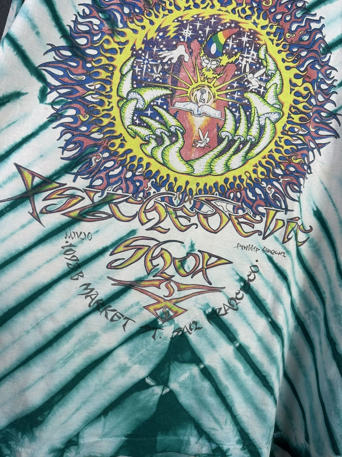 Fruit Of The Loom × Grateful Dead 80’s Grateful Dead Mikio Phillip Brown Psychedelic Shop RARE Size US XL / EU 56 / 4 - 6 Thumbnail