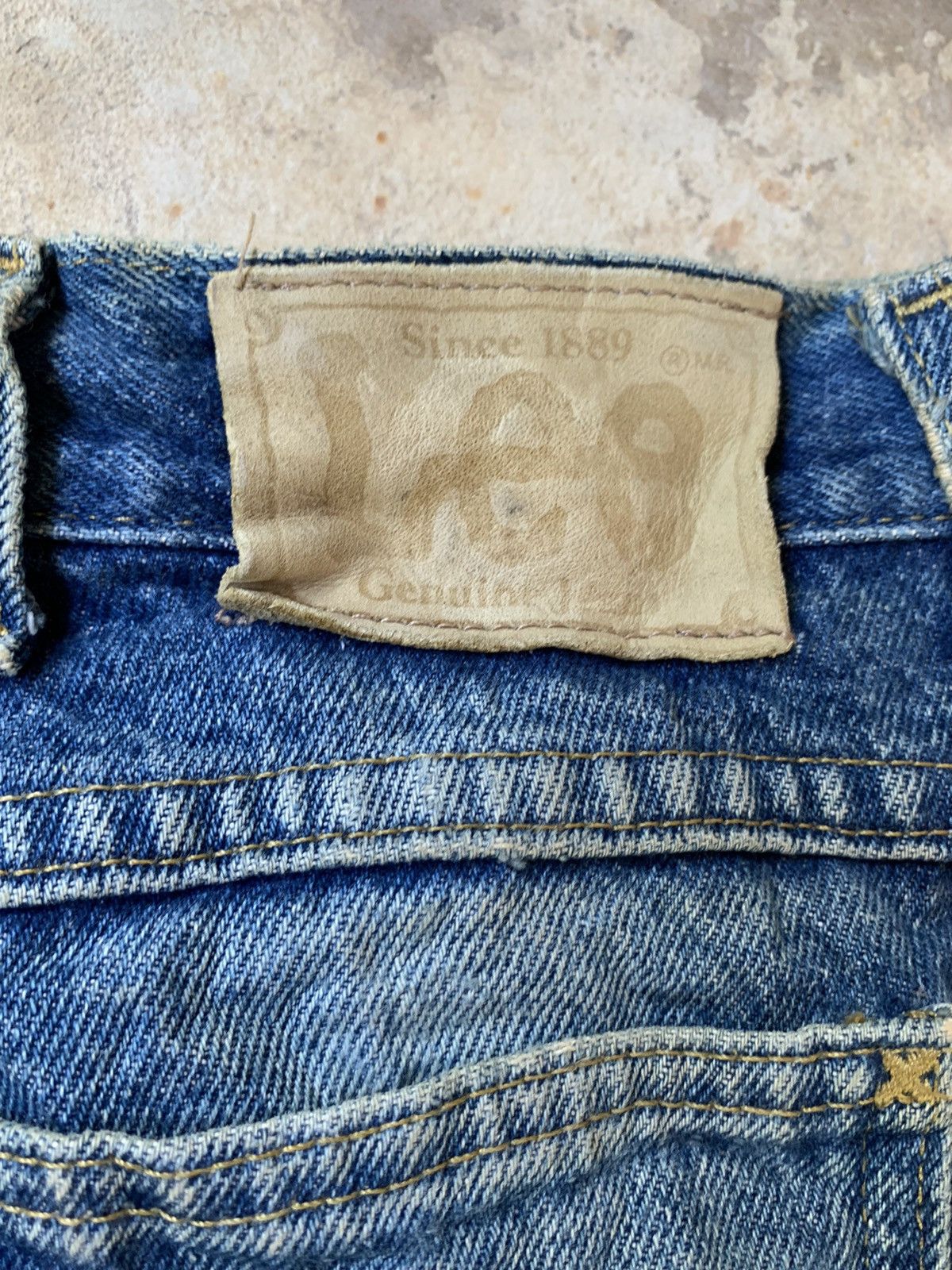 Lee × Vintage Vintage Lee Distressed Denim Size US 32 / EU 48 - 4 Thumbnail
