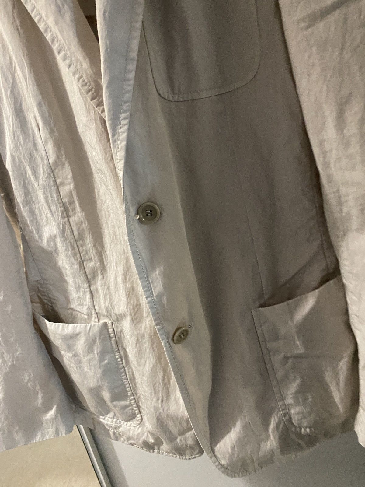 Prada Vintage Luxury beige Prada blazer with Small logo on sleeve Size 52R - 7 Thumbnail