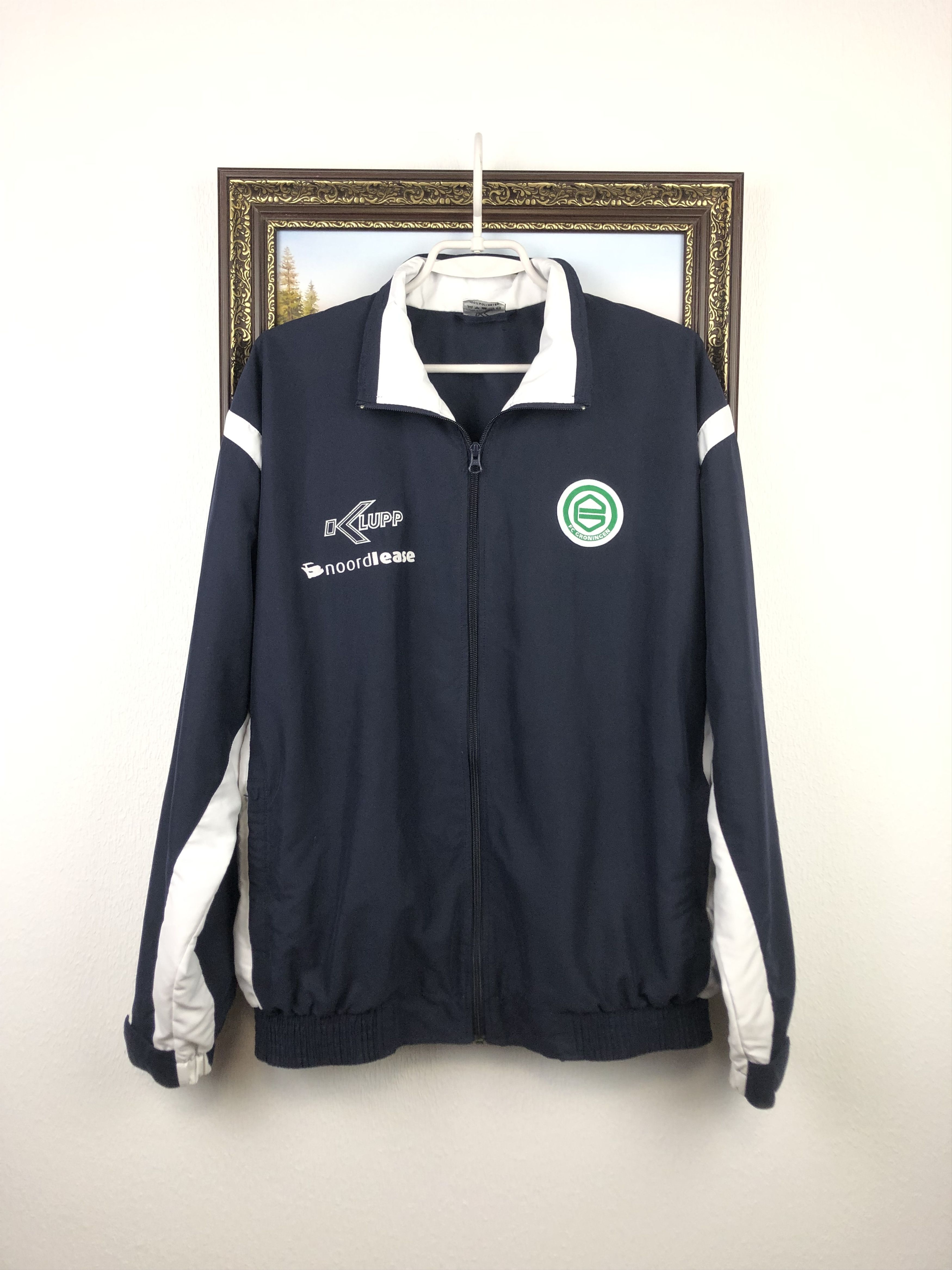 Vintage Vintage FC Groningen Football Jacket Soccer Track Top Size US L / EU 52-54 / 3 - 1 Thumbnail