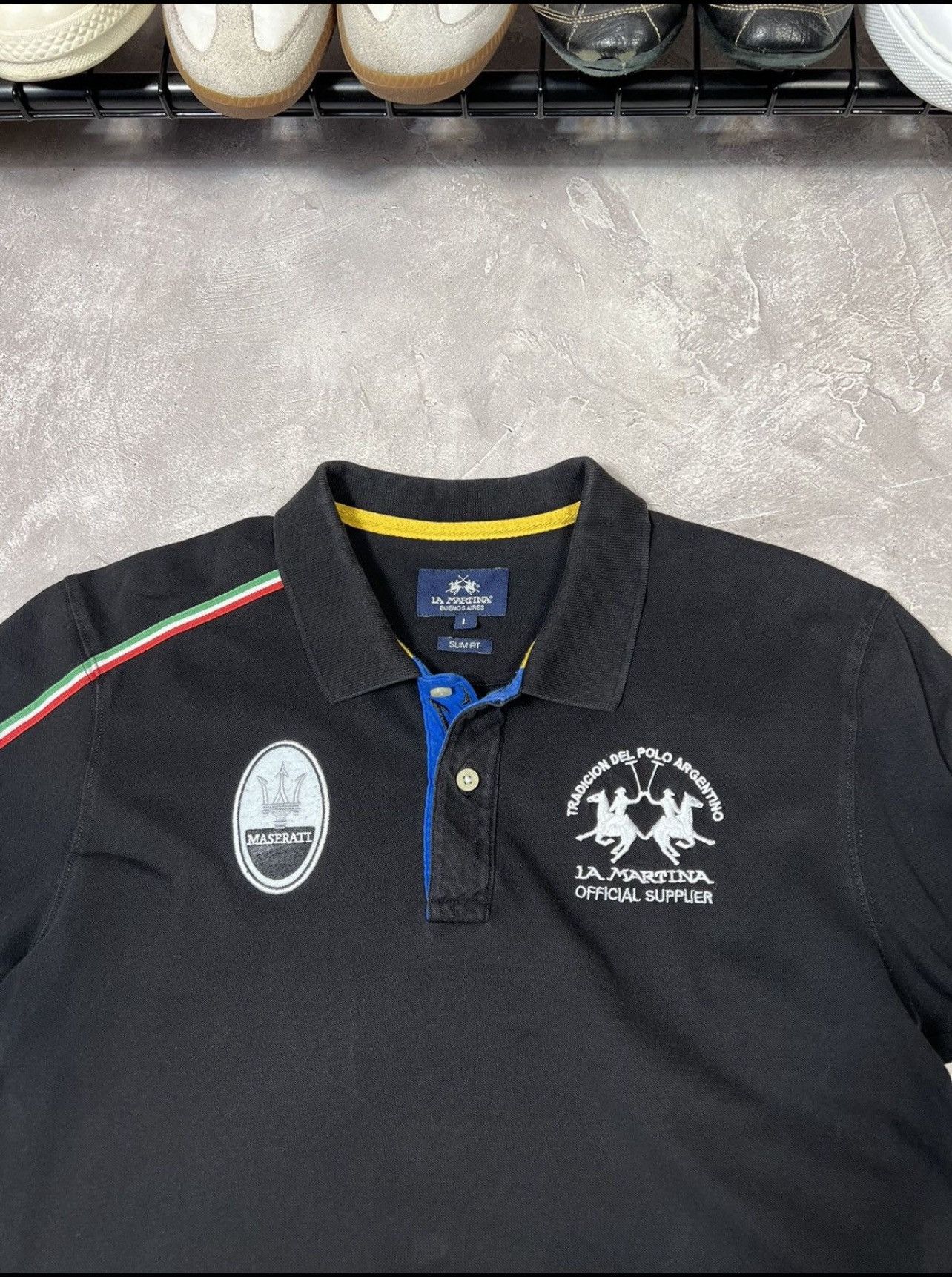 Other Vintage La Martina Maseratti Ralph Lauren Style Polos Tee Size US L / EU 52-54 / 3 - 4 Thumbnail