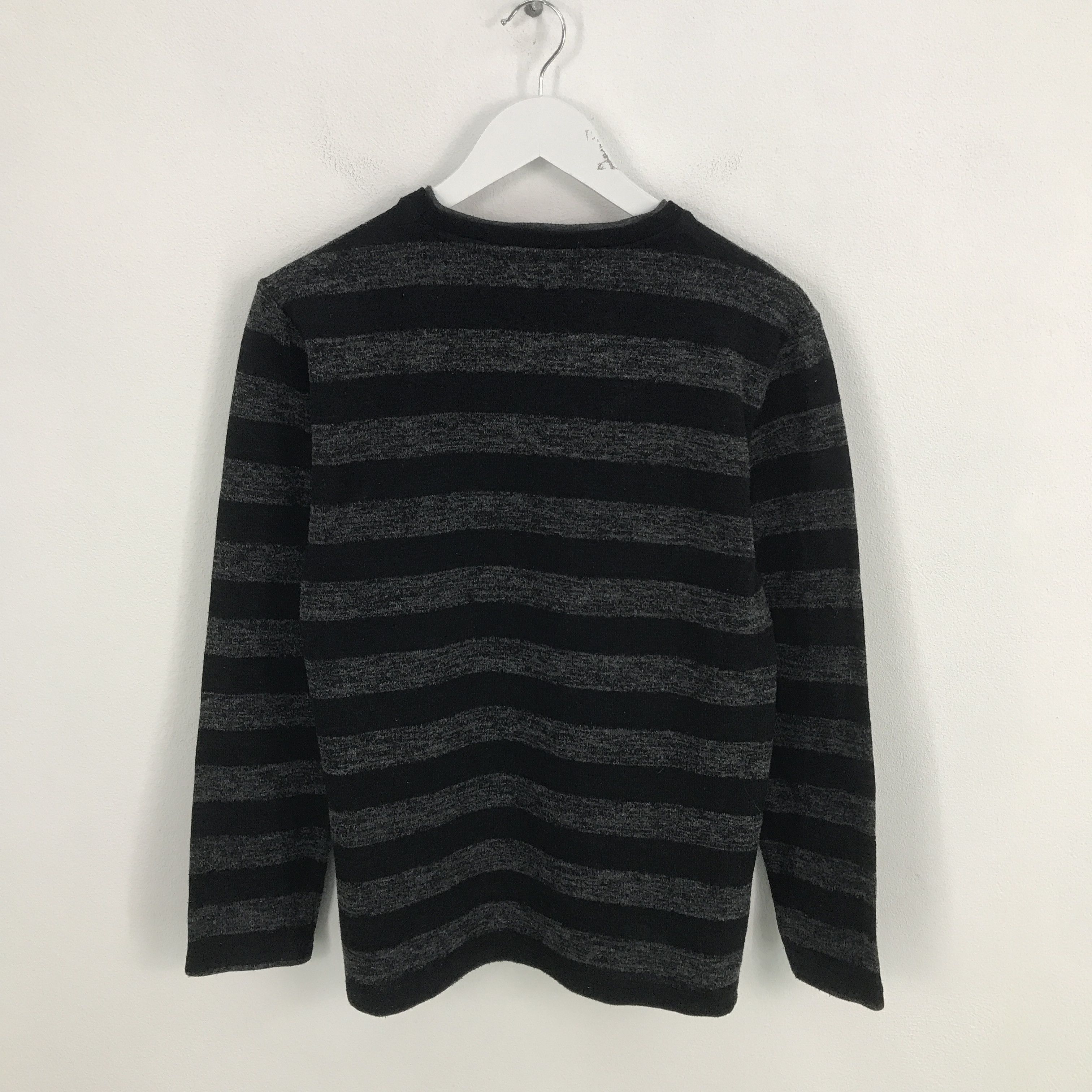Japanese Brand × Plus One Clothing Rare plus one Striped long sleeve t-shirt Size US M / EU 48-50 / 2 - 3 Thumbnail