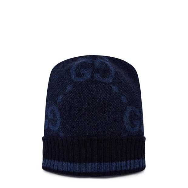 Gucci GUCCI Gg Cashmere Hat - Med/Lge Size ONE SIZE - 1 Thumbnail