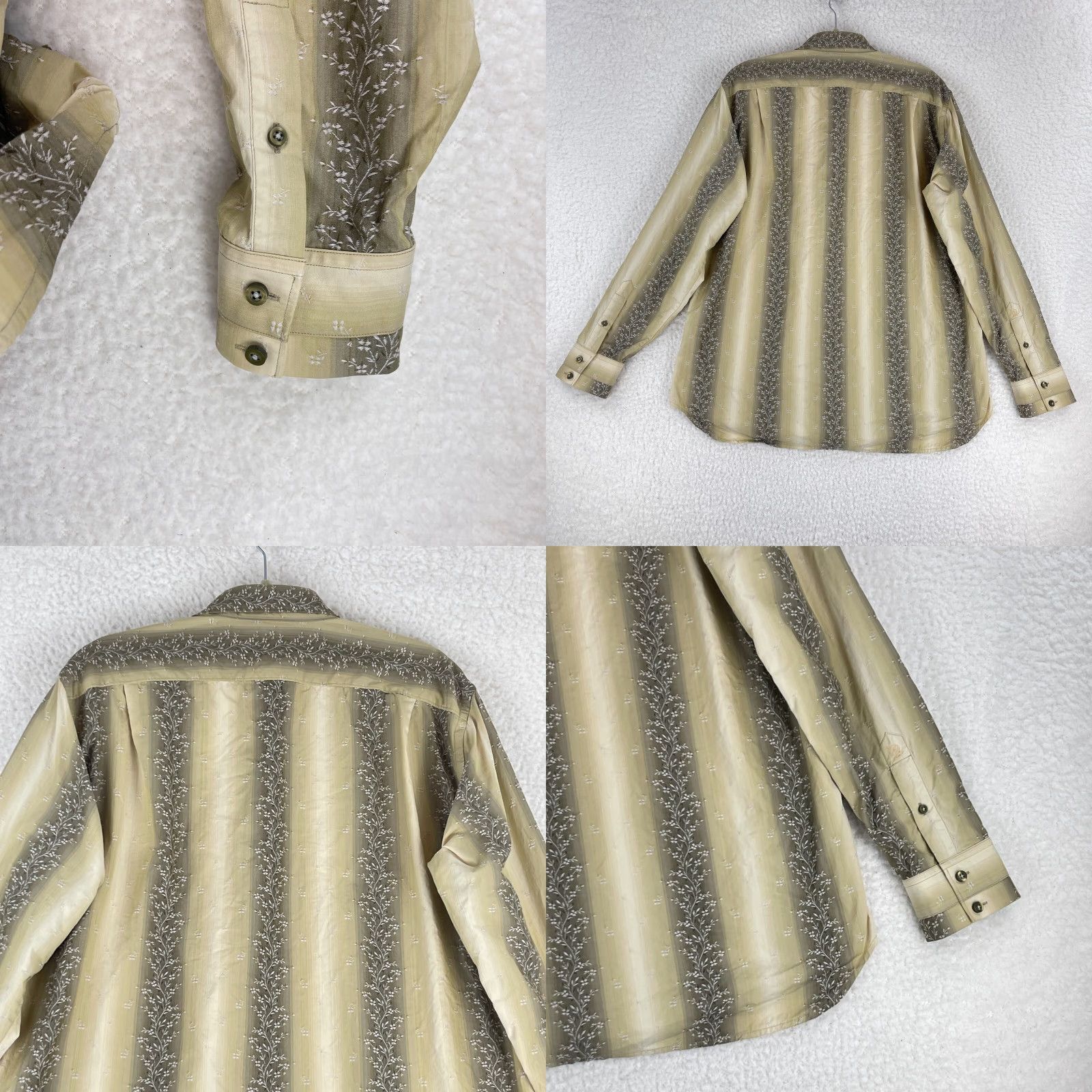 Tommy Bahama Tommy Bahama Button-Up Shirt Mens Size XL Island Soft Brown Casual Long Sleeve Size US XL / EU 56 / 4 - 9 Thumbnail