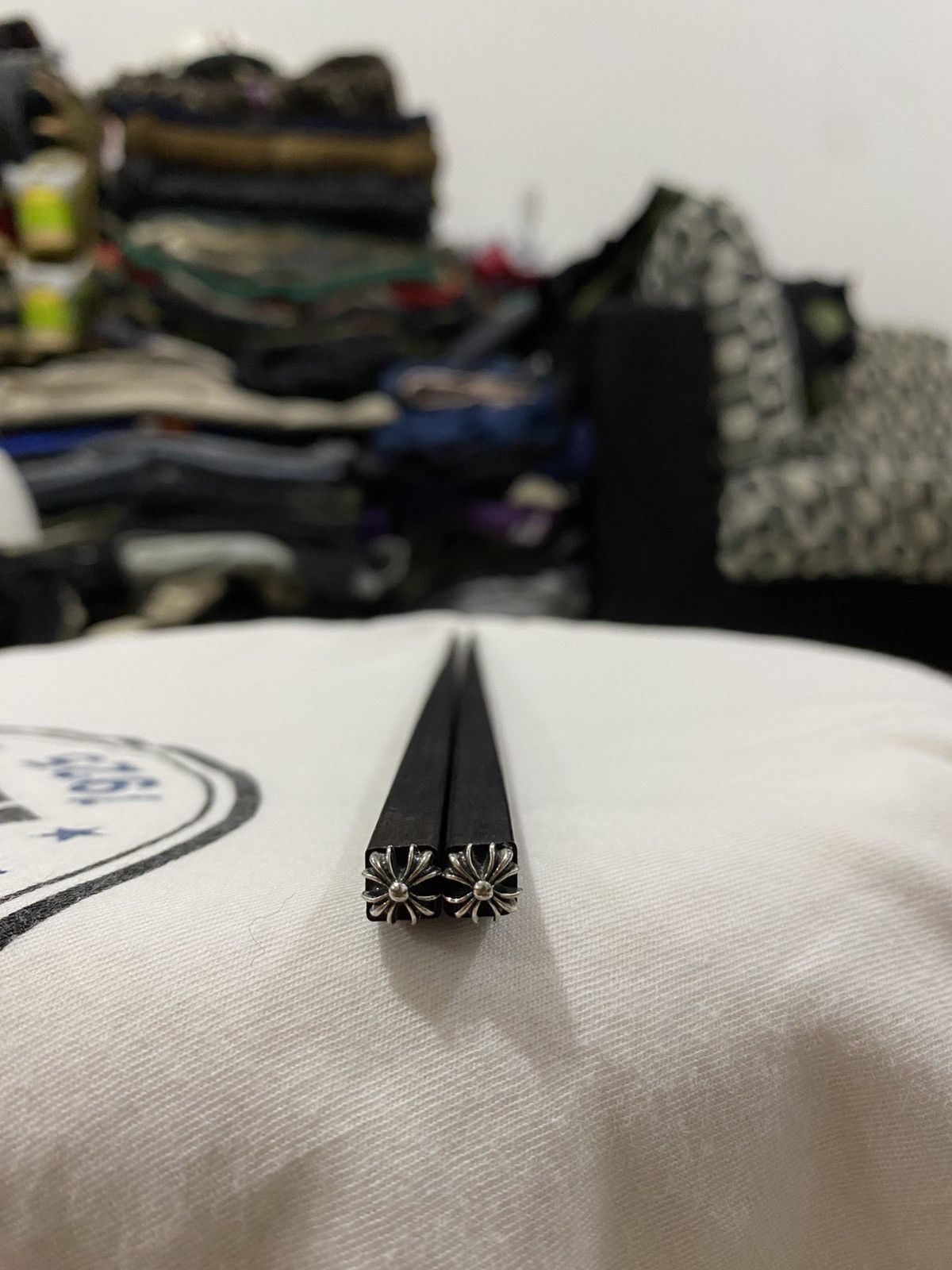 Chrome Hearts Chrome Hearts Silver Chop Stick Size ONE SIZE - 6 Thumbnail