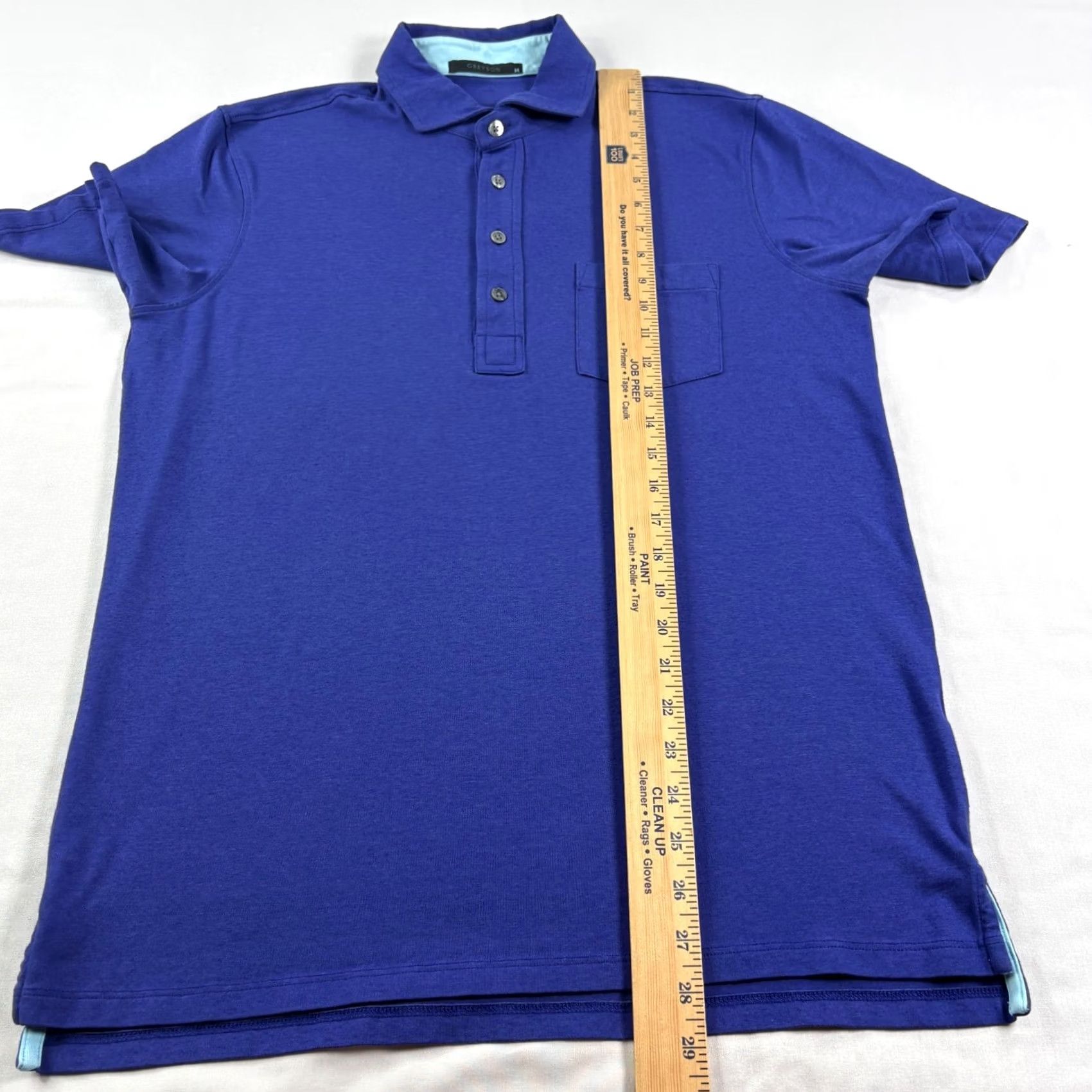Vintage Polo Golf Shirt Mens Medium Blue Apache Polo Golf Stretch Pocket Casual Size US M / EU 48-50 / 2 - 5 Thumbnail