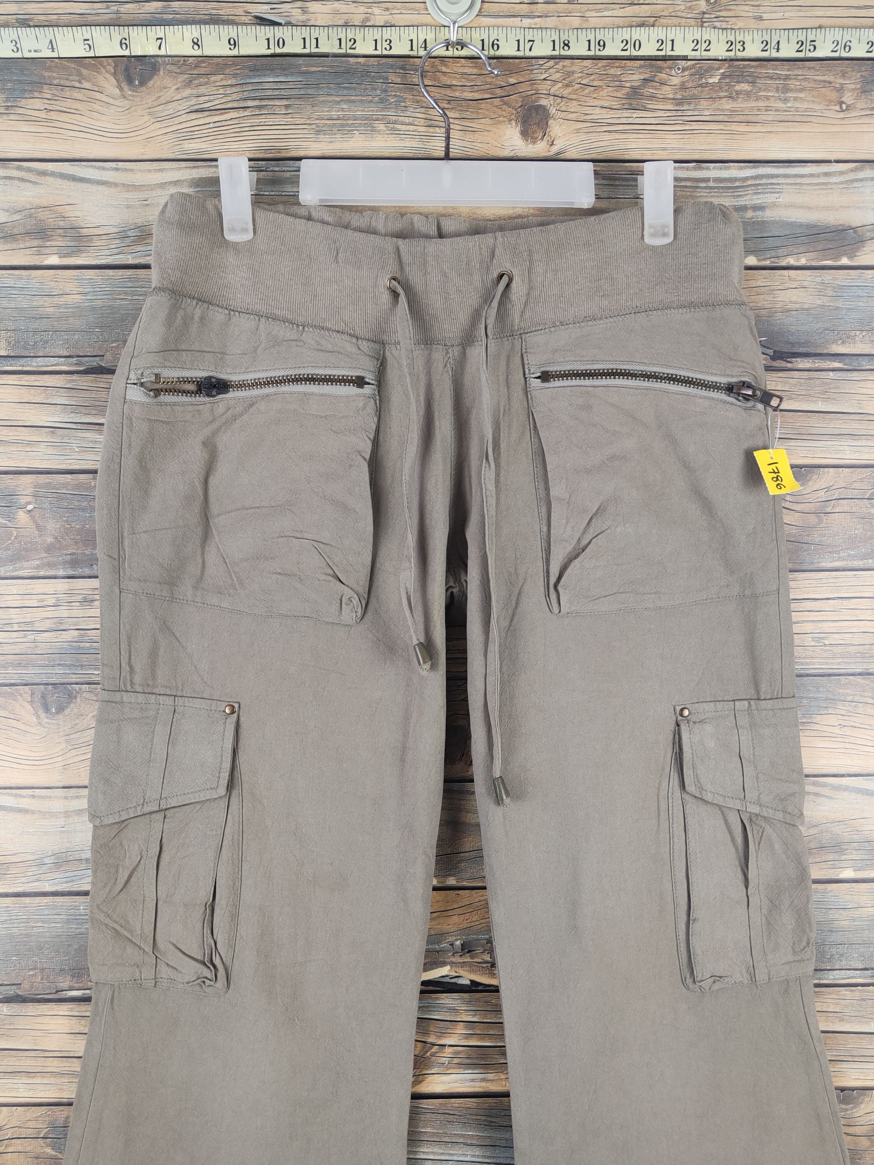 Japanese Brand DL Evolution Olive Multipocket Tactical Cargo Pants #1786 Size 29" - 2 Thumbnail
