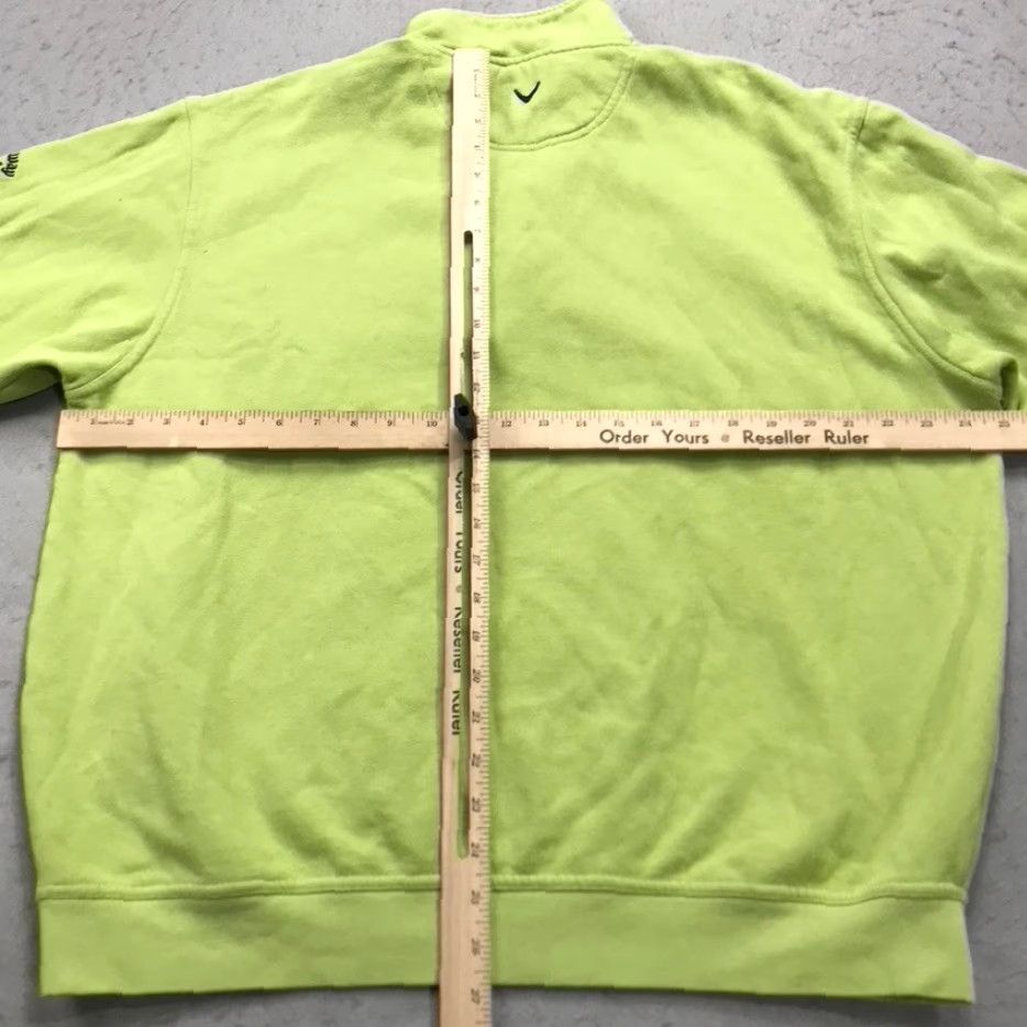 Callaway VINTAGE Callaway Golf Sweatshirt Mens Large Green 90s 1/4 Zip Fleece Embroidered Logo Zipper Shirt Men Green 90s Size US L / EU 52-54 / 3 - 7 Thumbnail